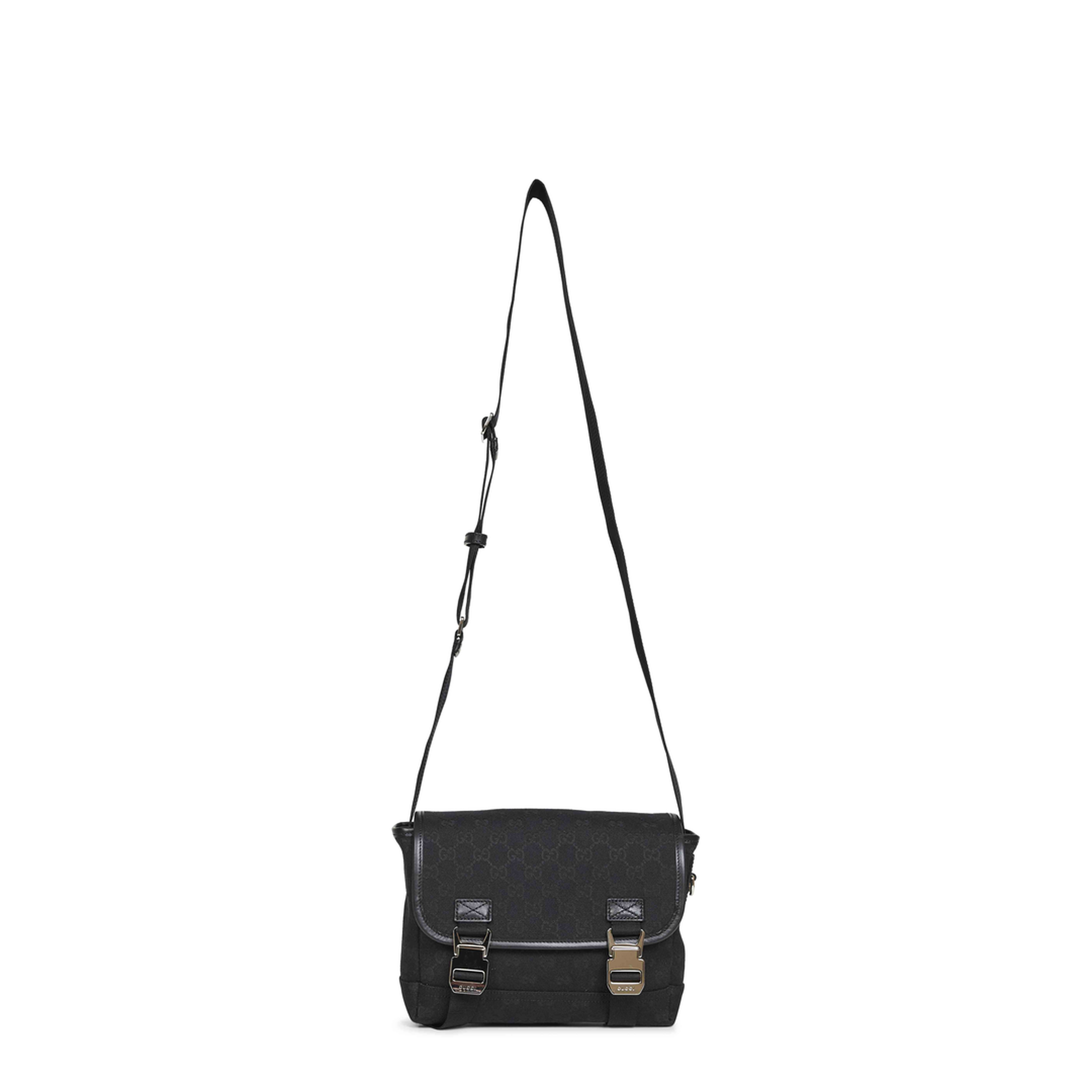 GG Canvas Small Canvas Crossbody - Black - Image 1