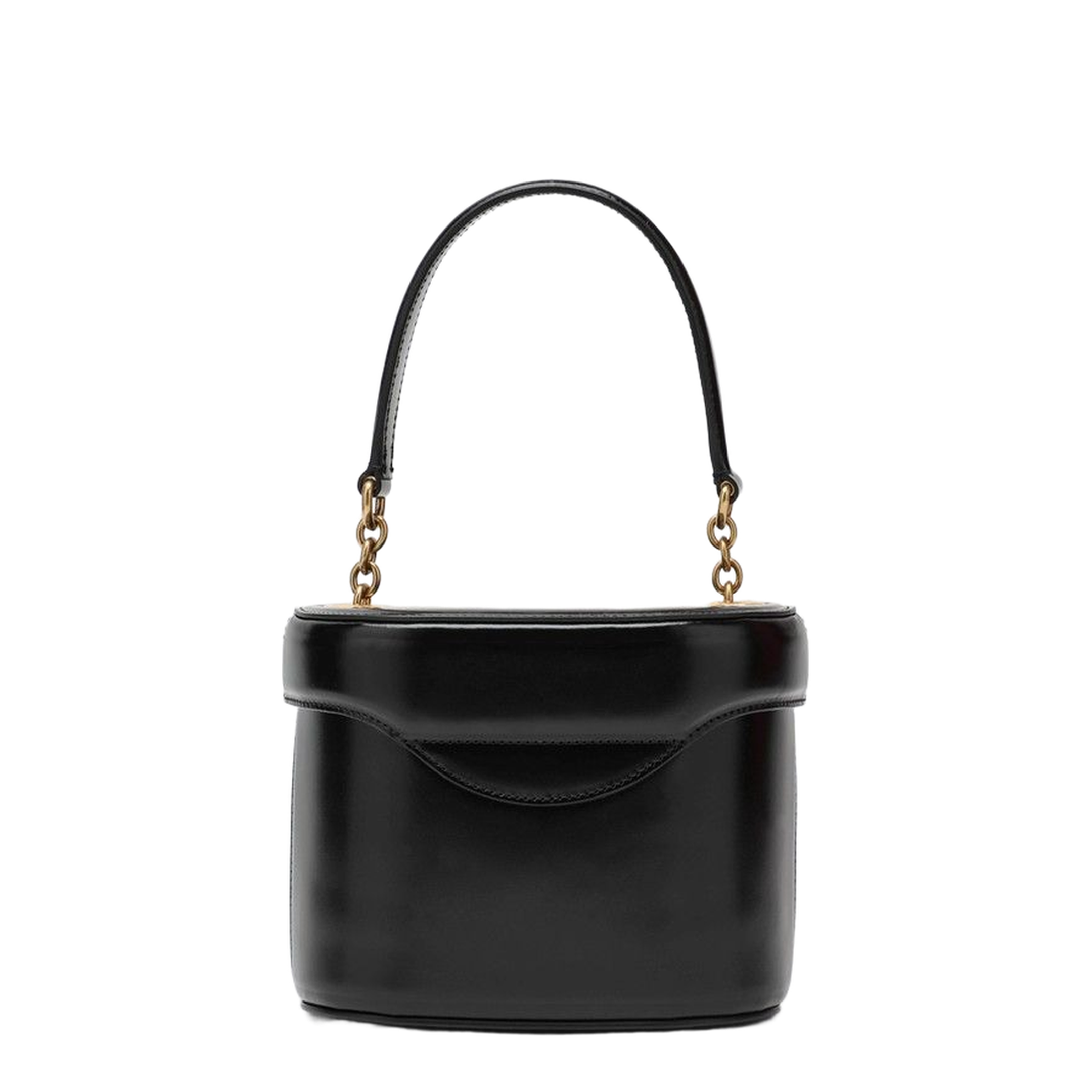 Black Leather Vanity Bag - Image 2