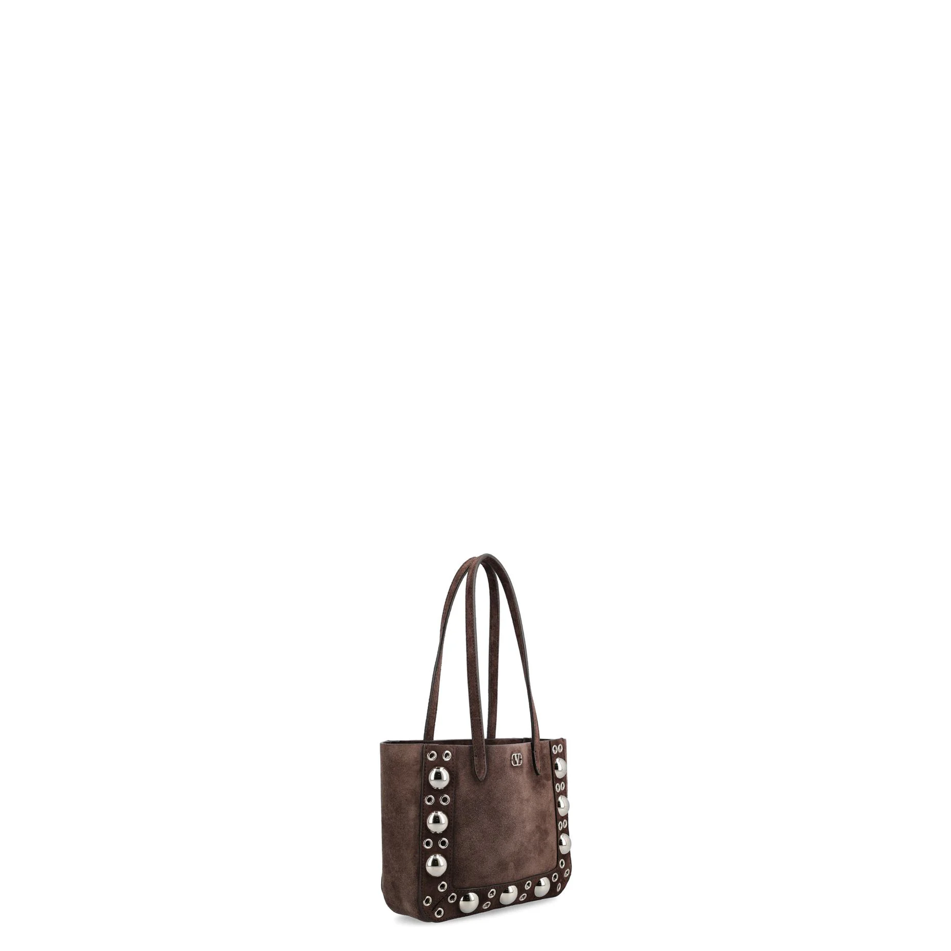 Nellcôte Mini Shopping Bags Suede Dark Brown - Image 3