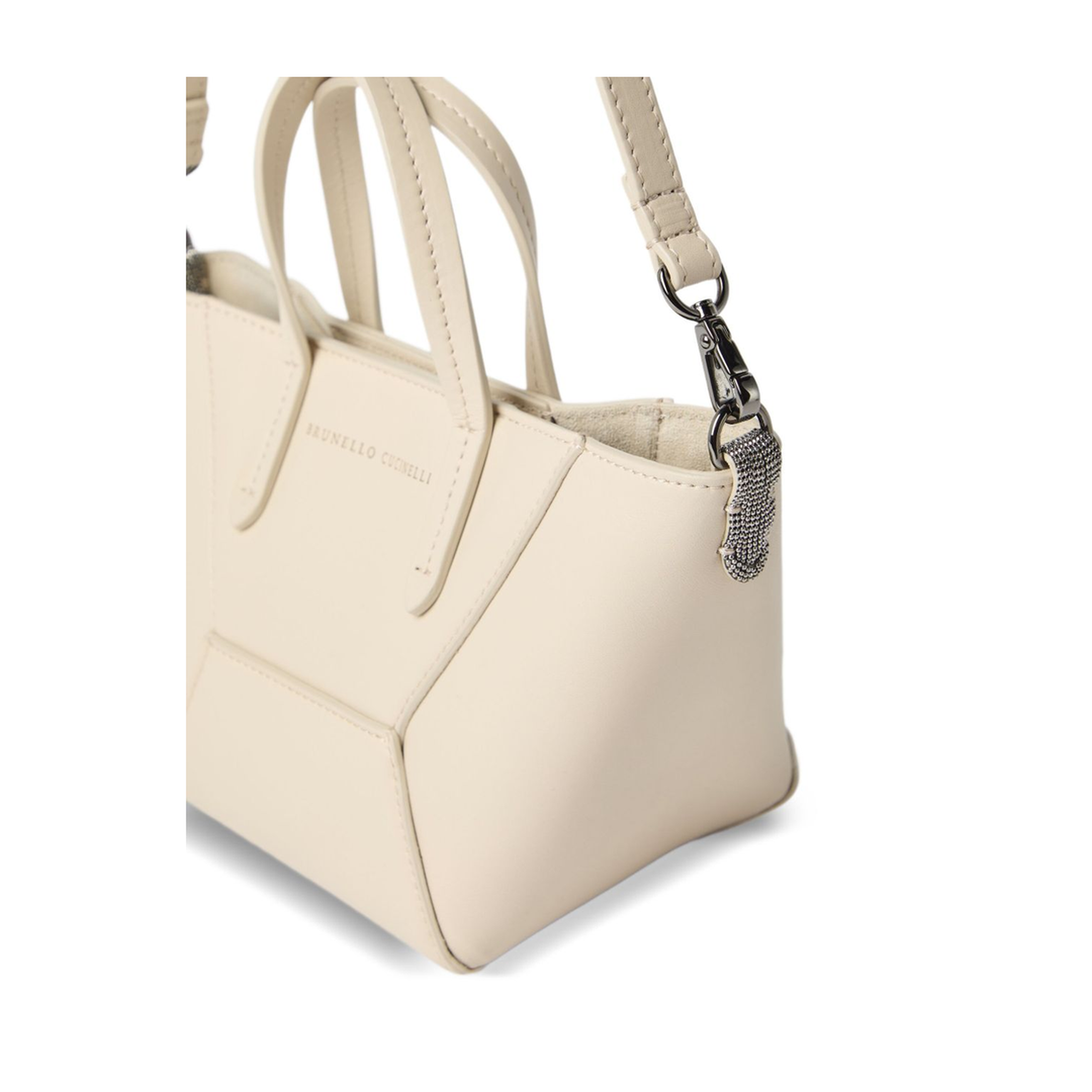 BC Duo Mini Calfskin Bag - Ivory - Image 2