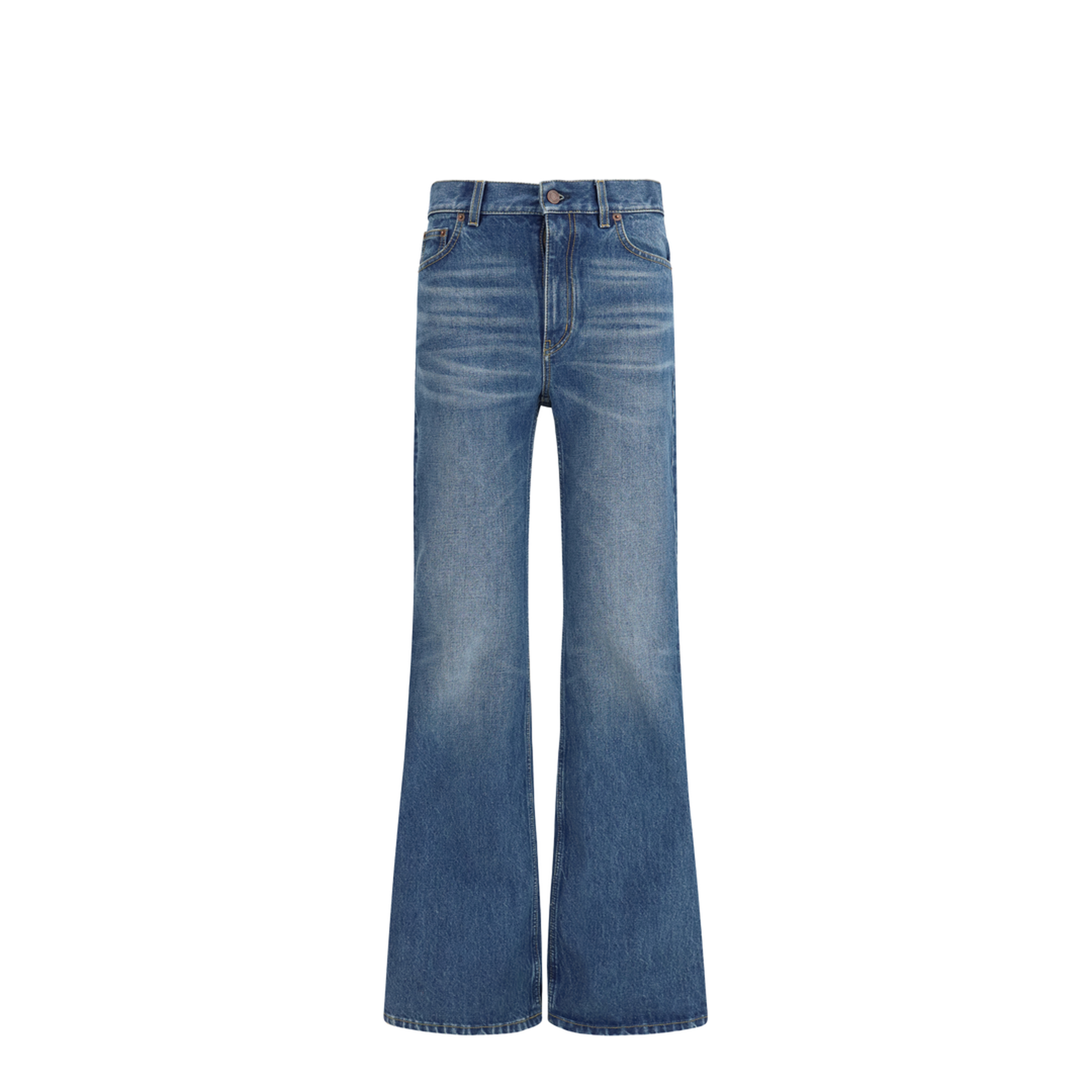 Jeans Flared In Organic Cotton Denim - Image 1