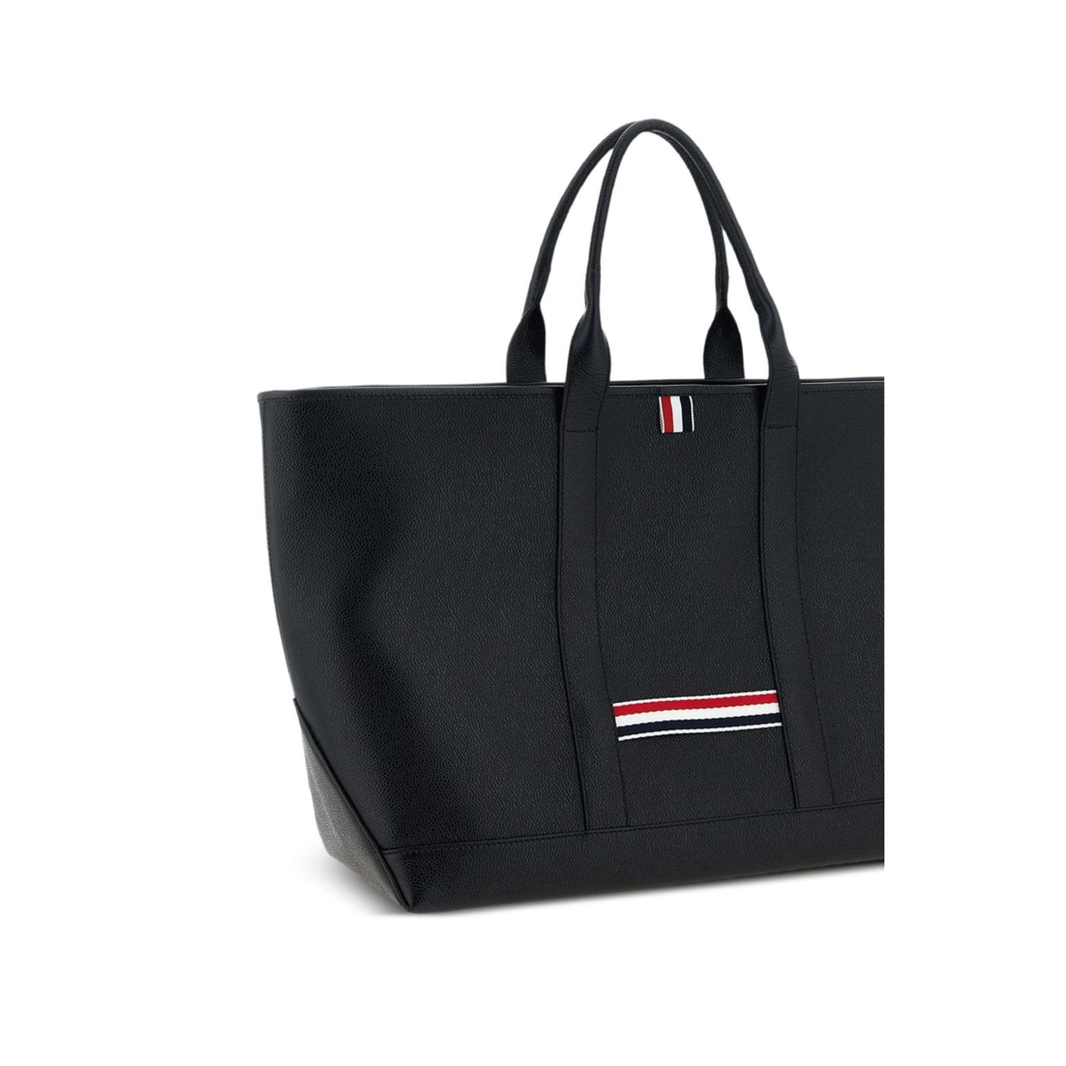 Tool Tote Medium Calf Leather Tote - Black - Image 3