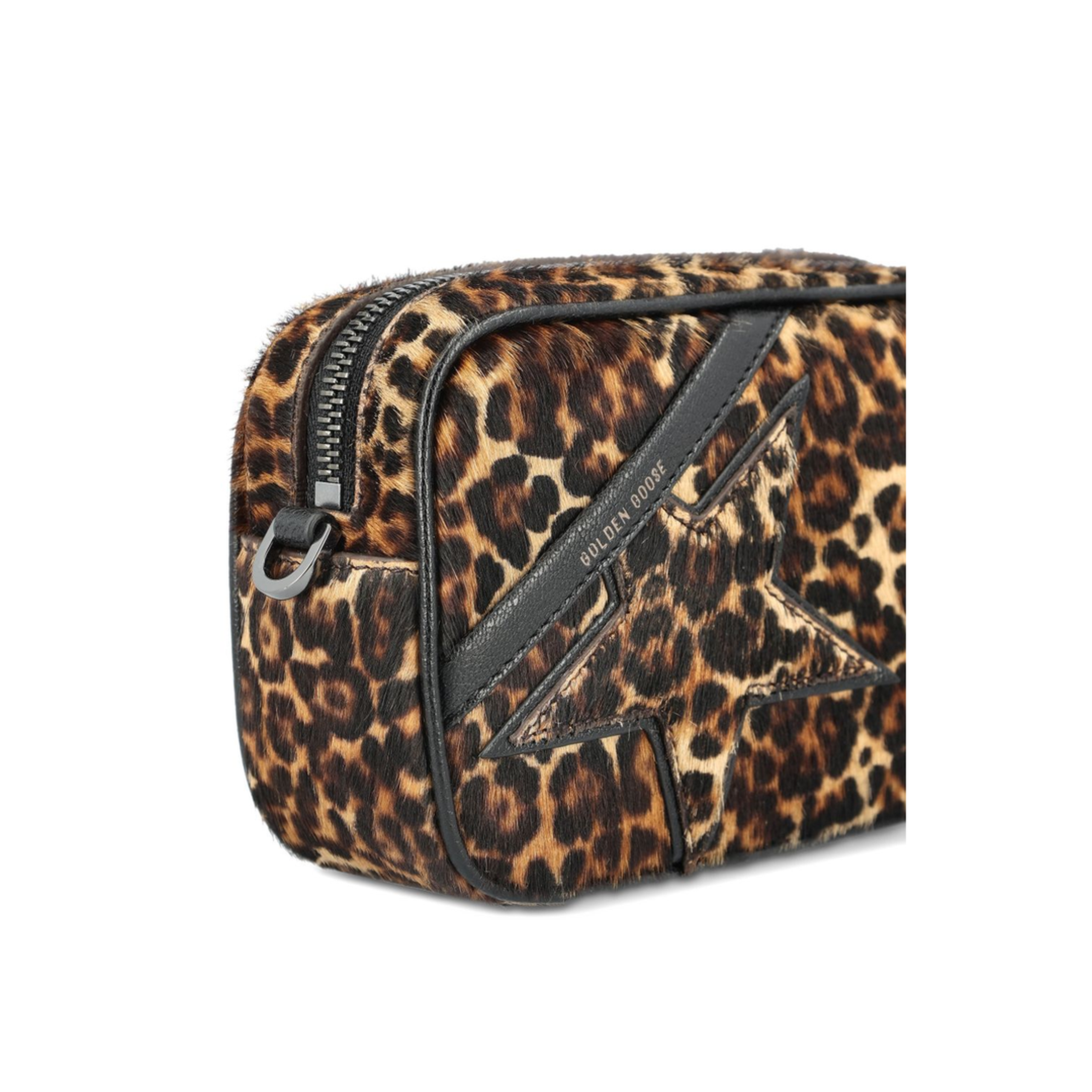 Mini Star Bag Mini Pony Skin Crossbody Bag - Beige, Brown and Black - Image 3