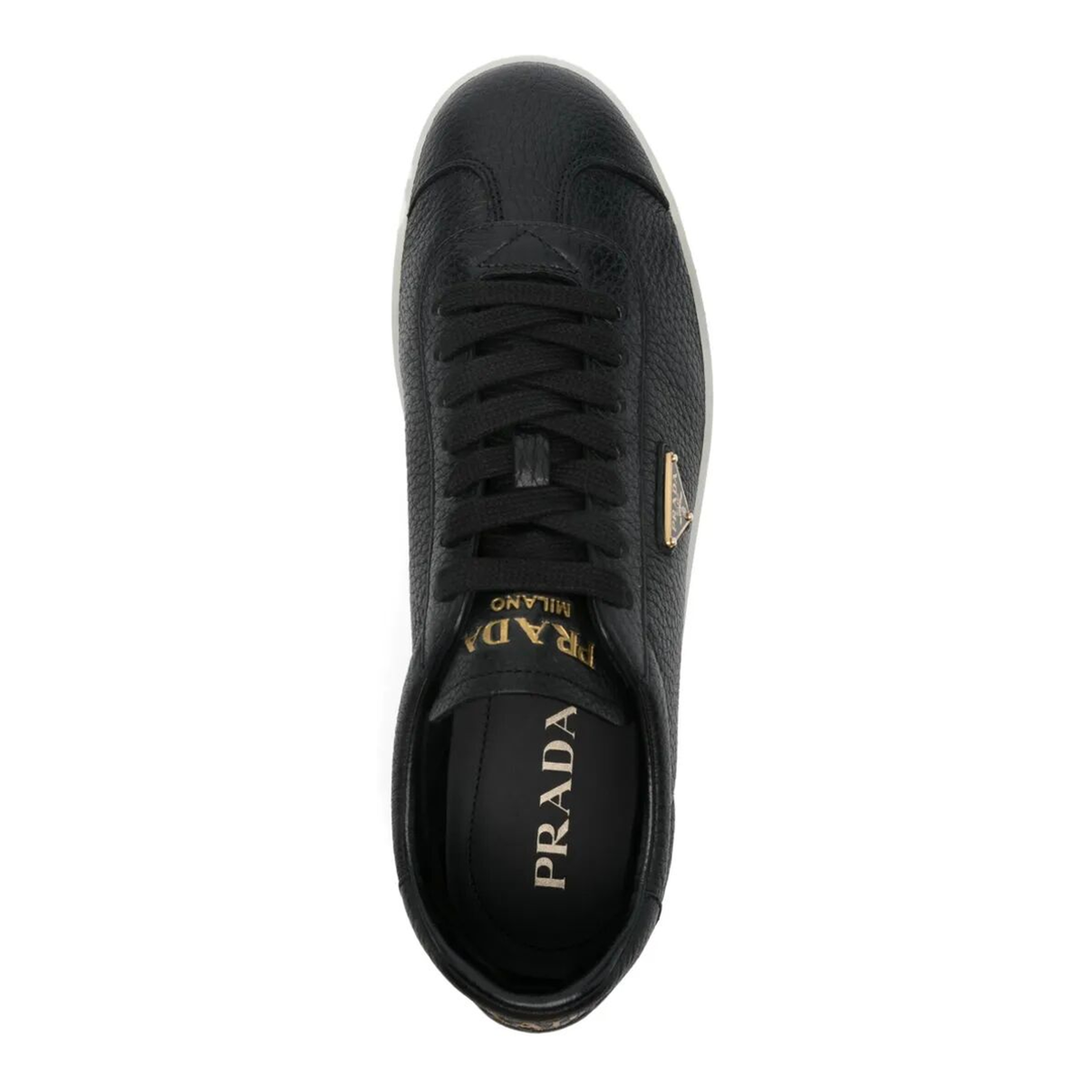 Lane Grained Leather Sneakers - Image 4