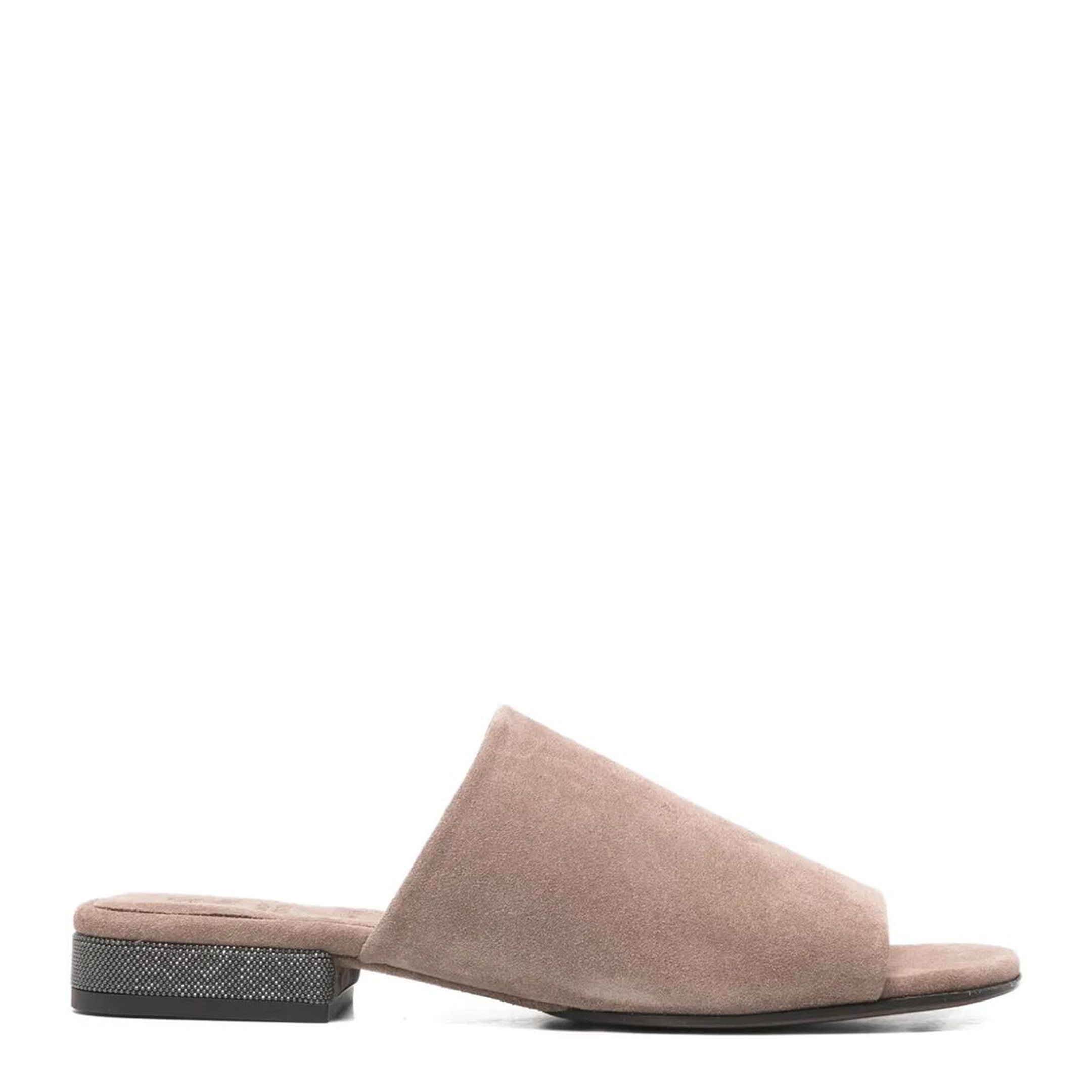 SUEDE MULES WITH MONILI - Image 1