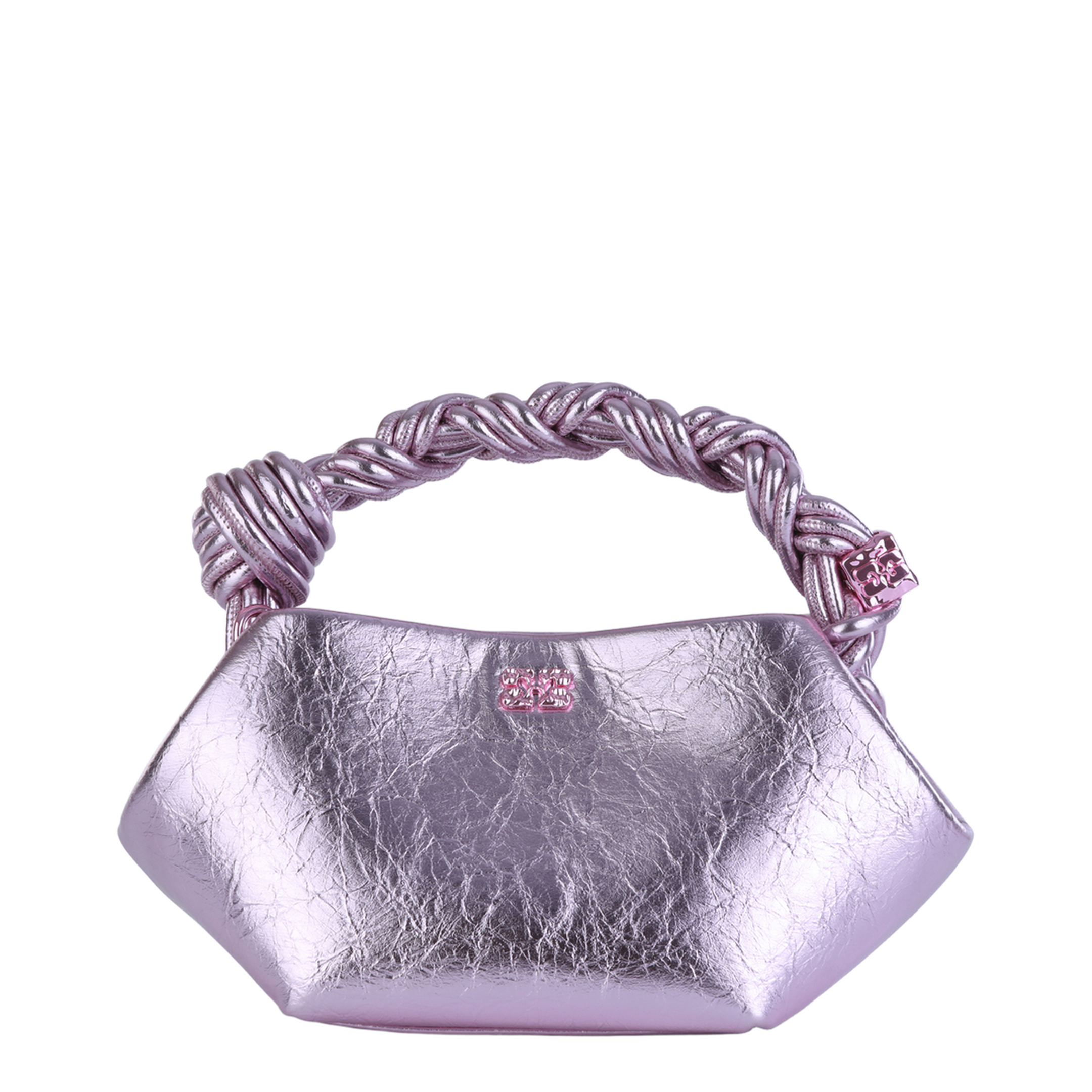 Bou Mini Bag Crushed Mini Bag - Silver Pink - Image 2