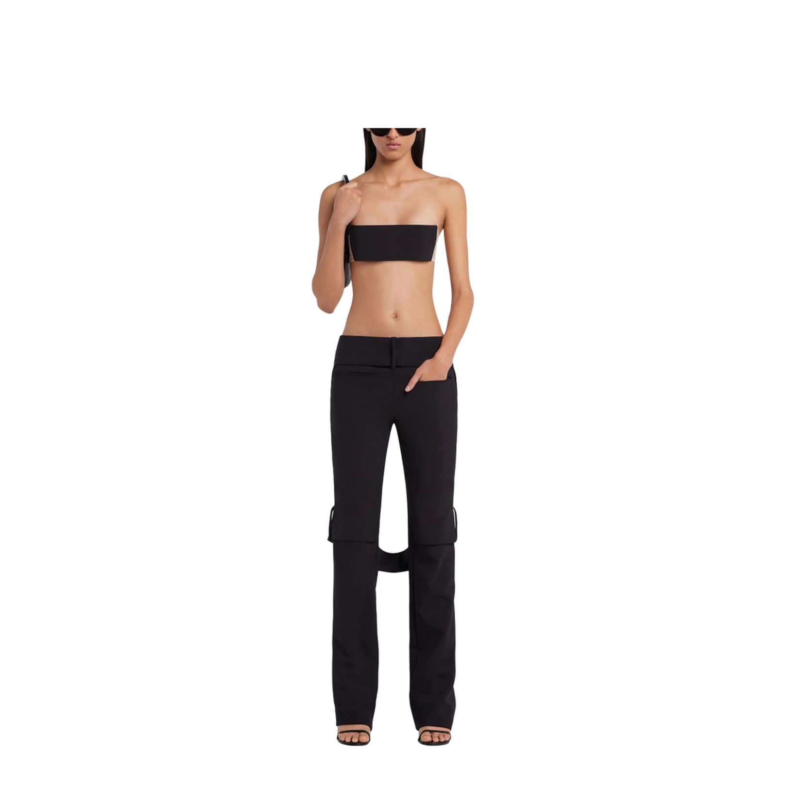 Illusion Crepe Jersey Bra - Image 1