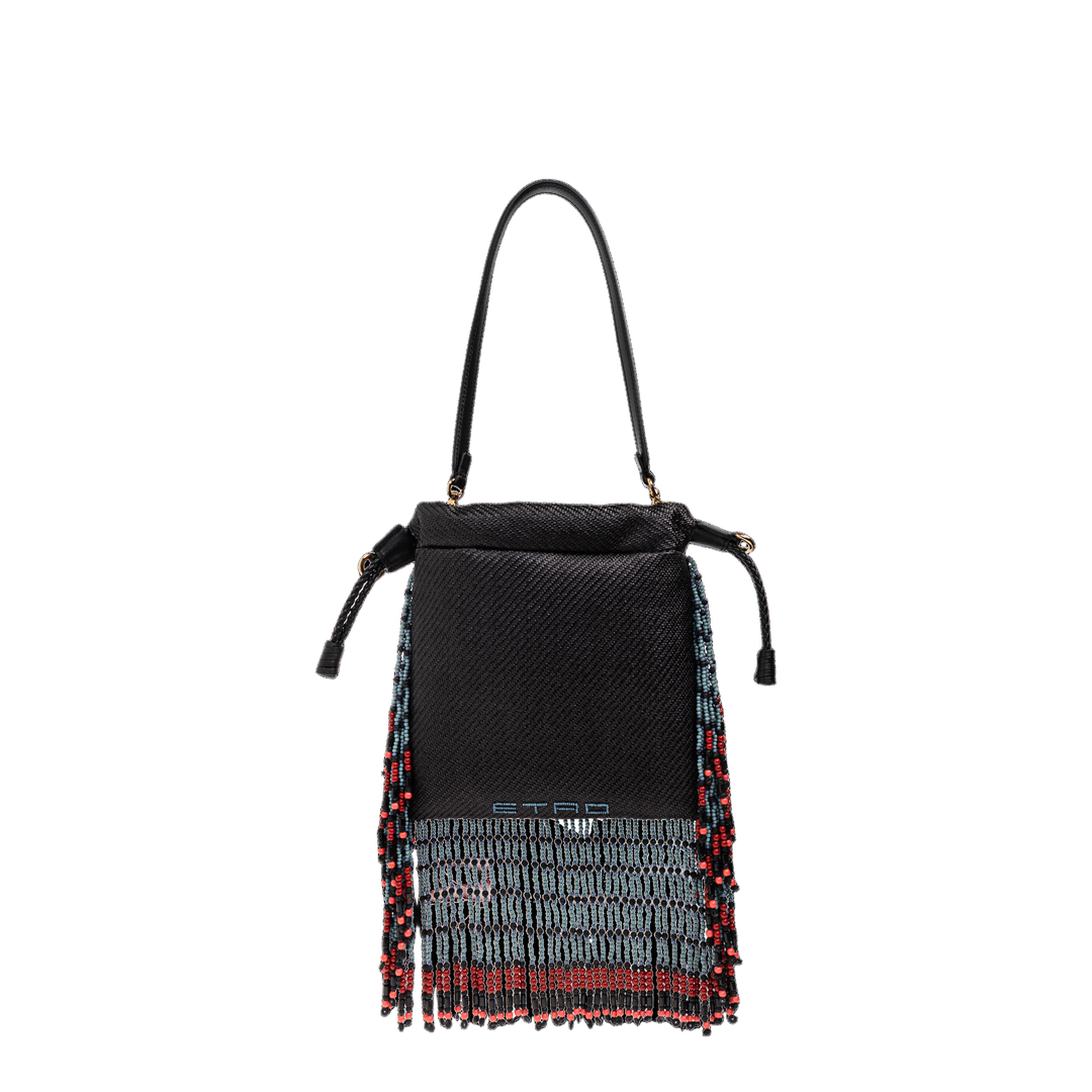 Kalispera Small Raffia Tote Bag - Black - Image 3