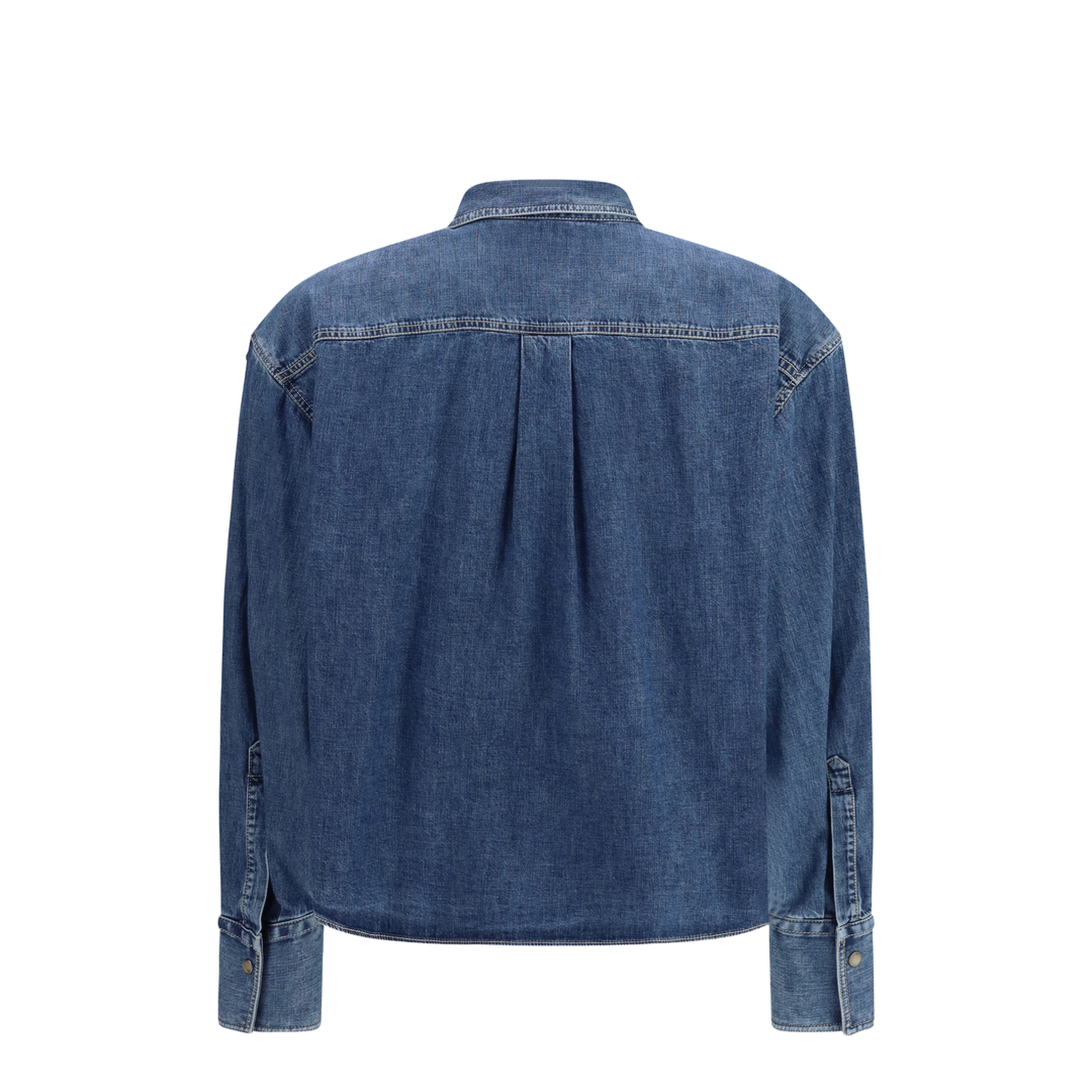 Denim Shirt with Jewel Details - Image 2