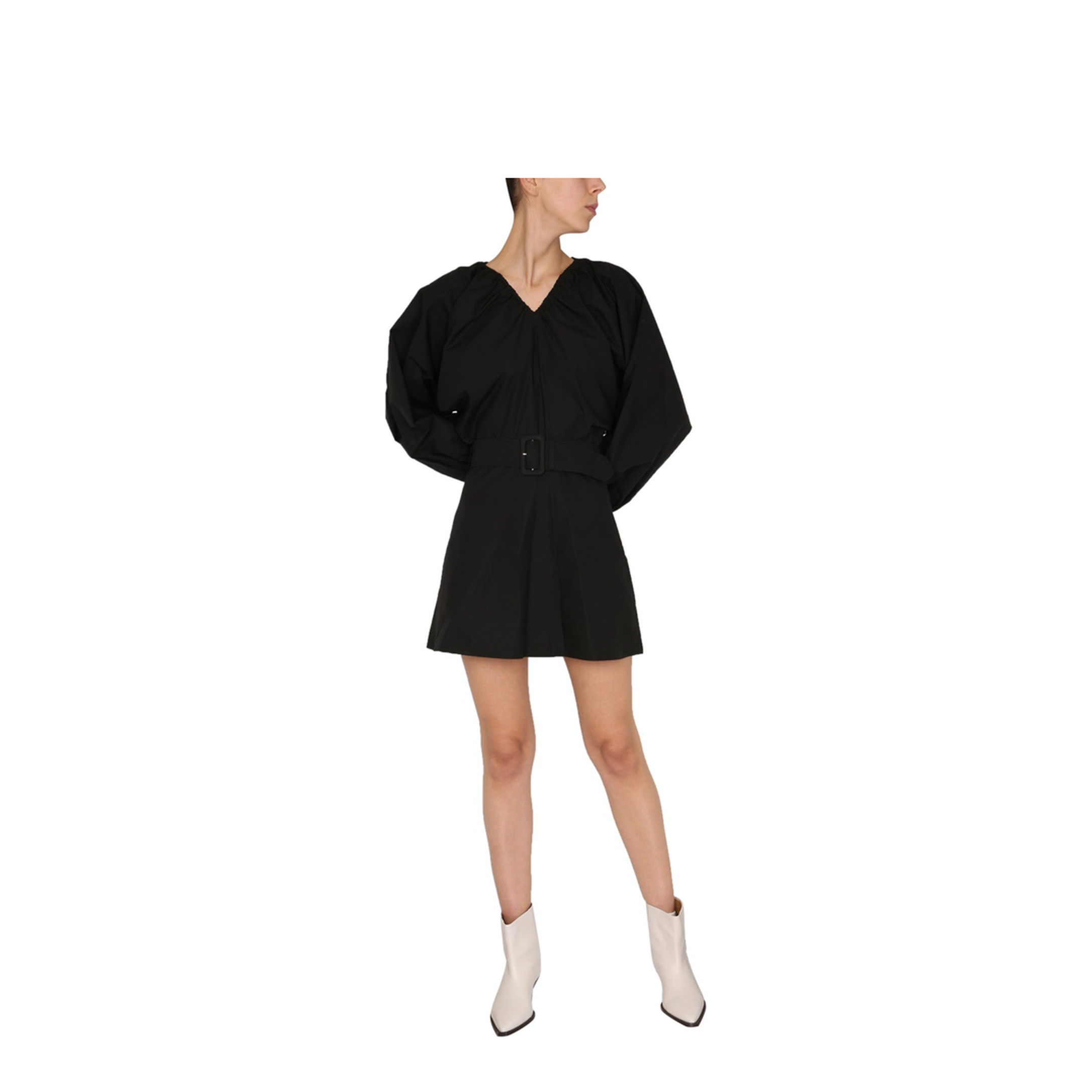 Balloon Sleeves Dress - Image 2