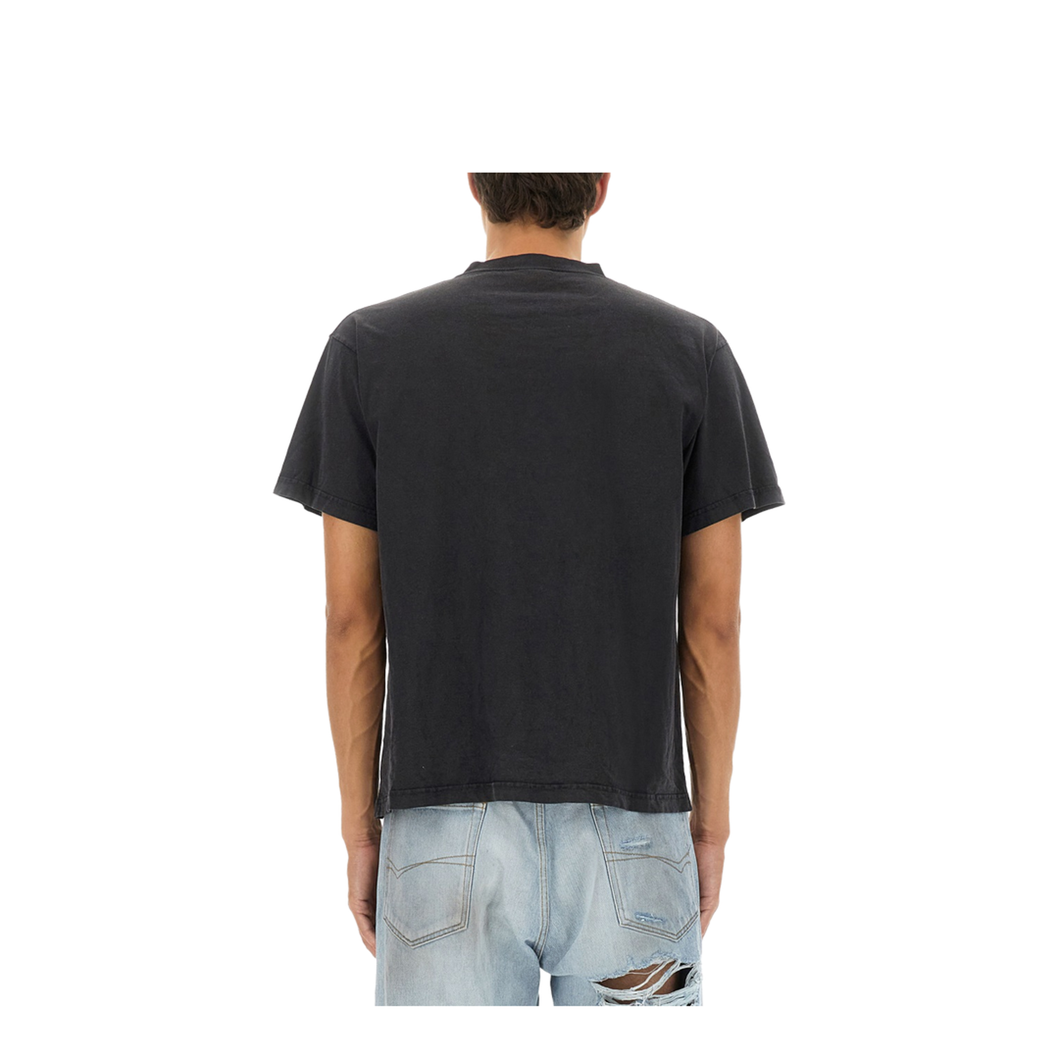 Standard T-Shirt Regular Fit in Black Faded - Image 3