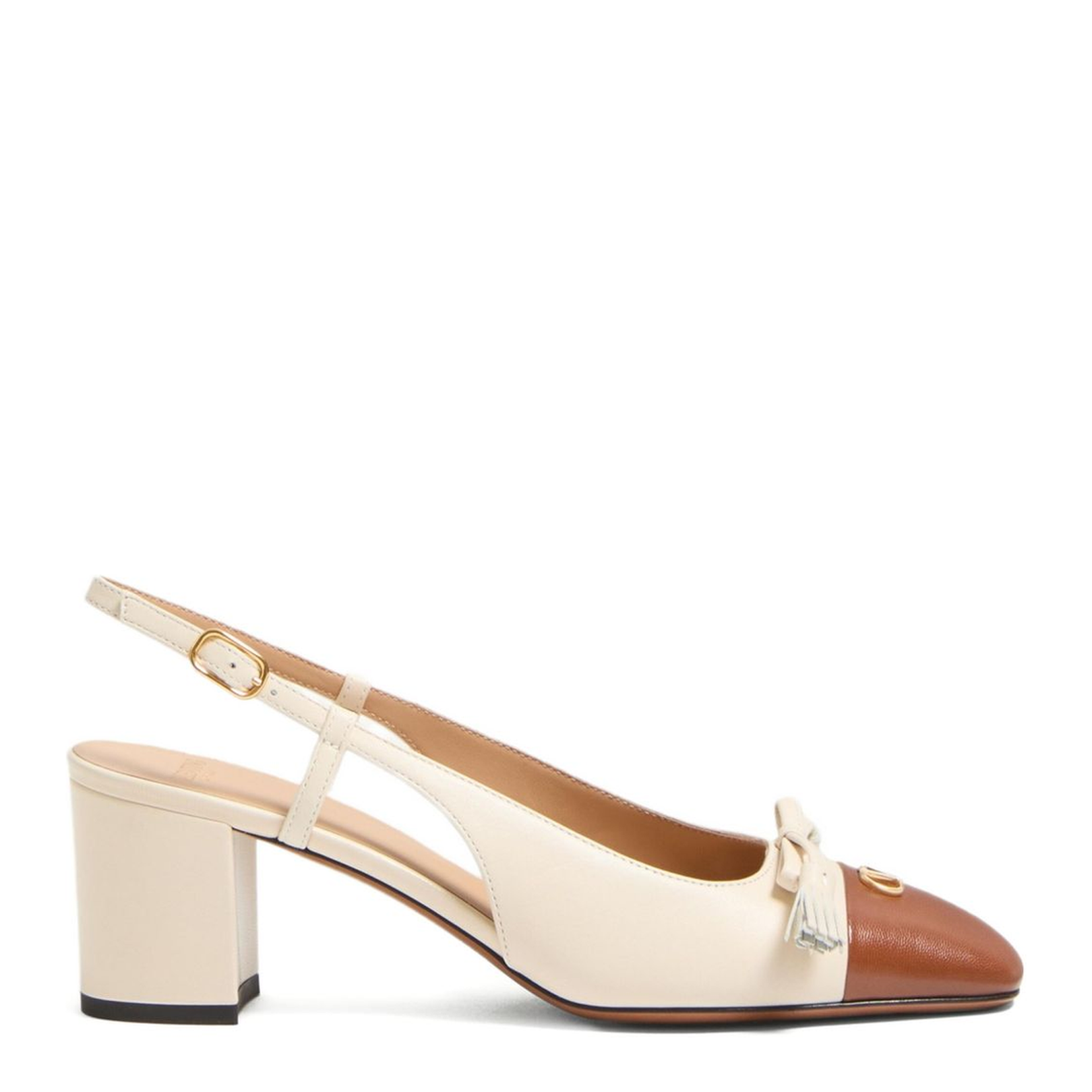 Buckle-Fastening Ankle Strap Sandals - Image 1