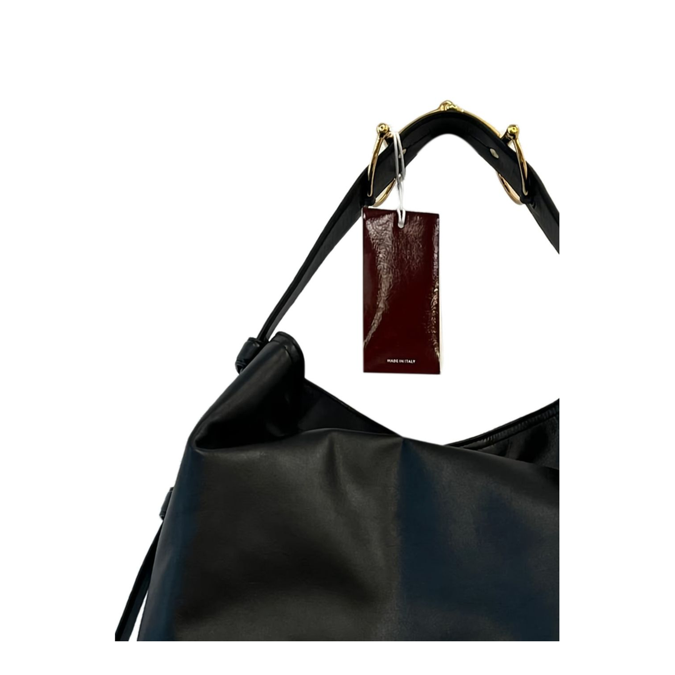 Beatrix Large Leather Tote - Black - Image 2