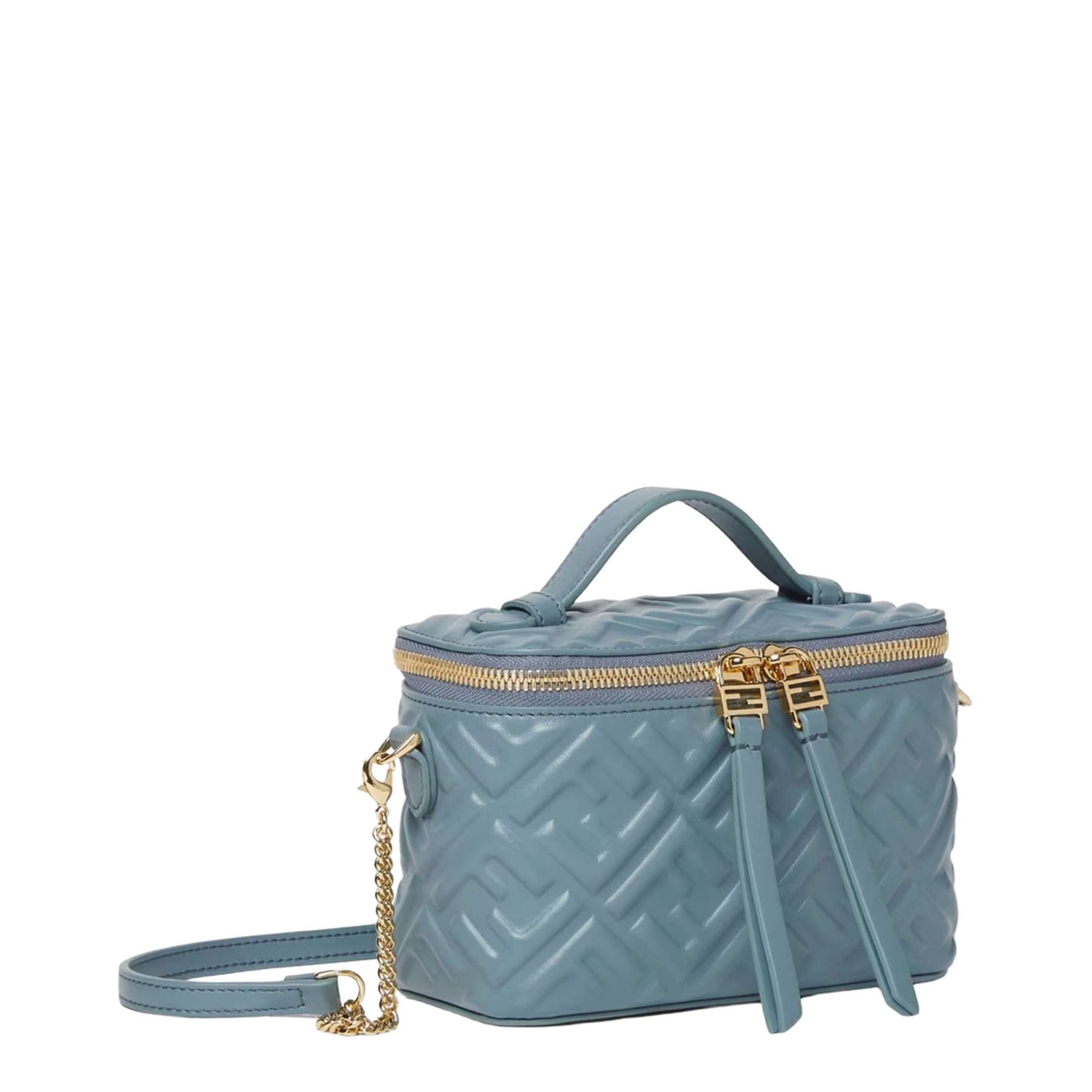Vanity Mini Nappa Crossbody - Mercurio Blue - Image 3