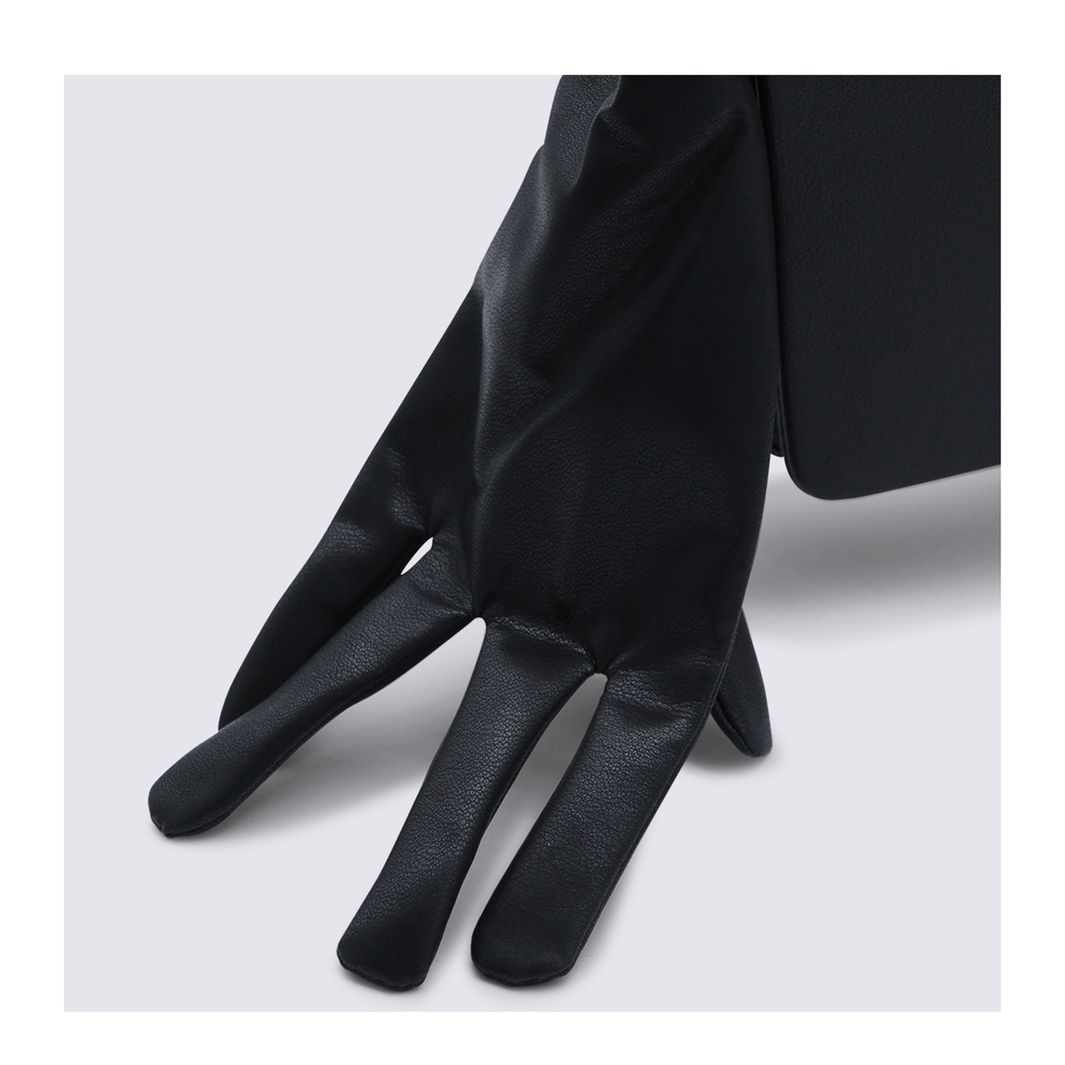 Glove Small Coated Polyester Shoulder Bag - Black - Image 8