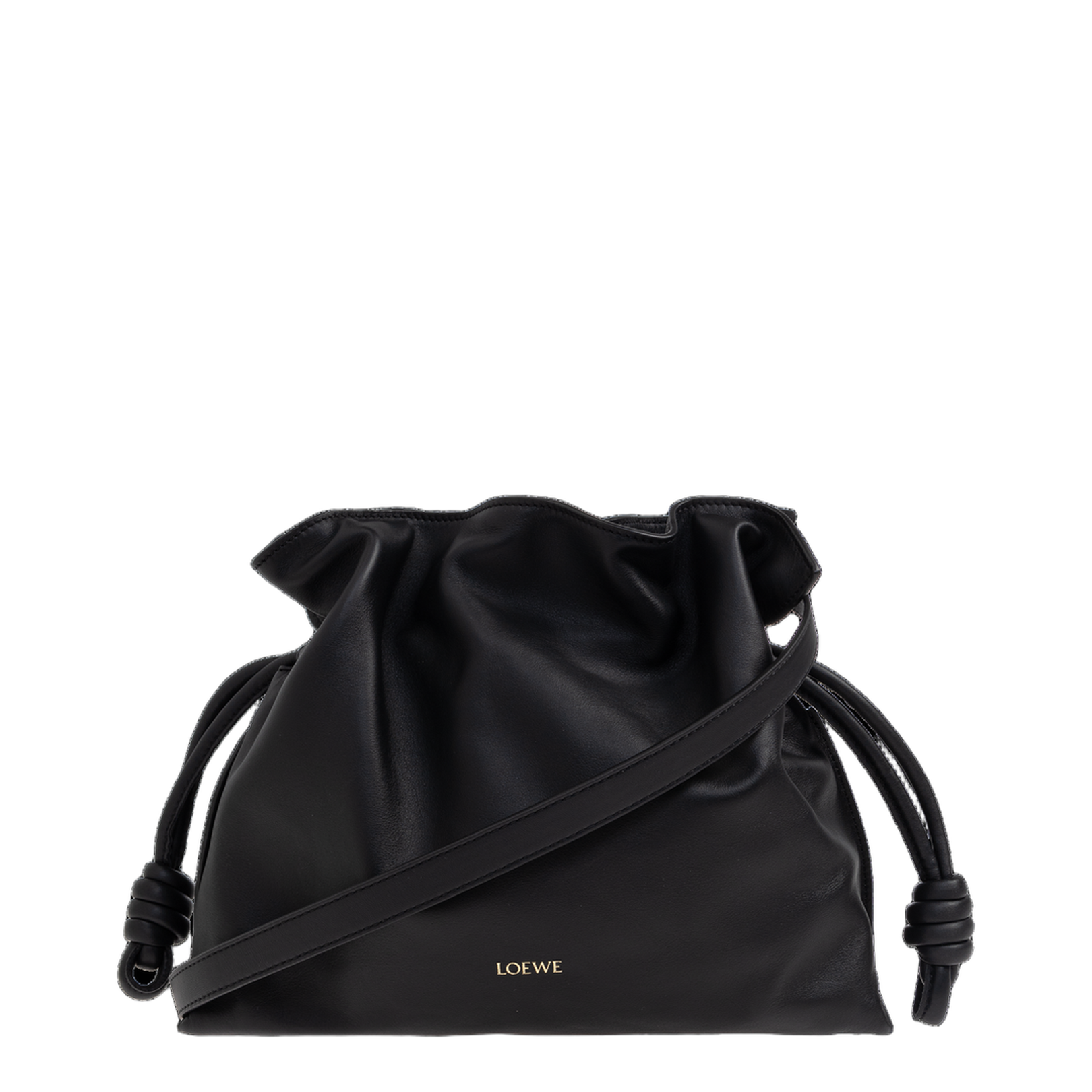 Flamenco Medium Nappa Calfskin Clutch - Black - Image 1