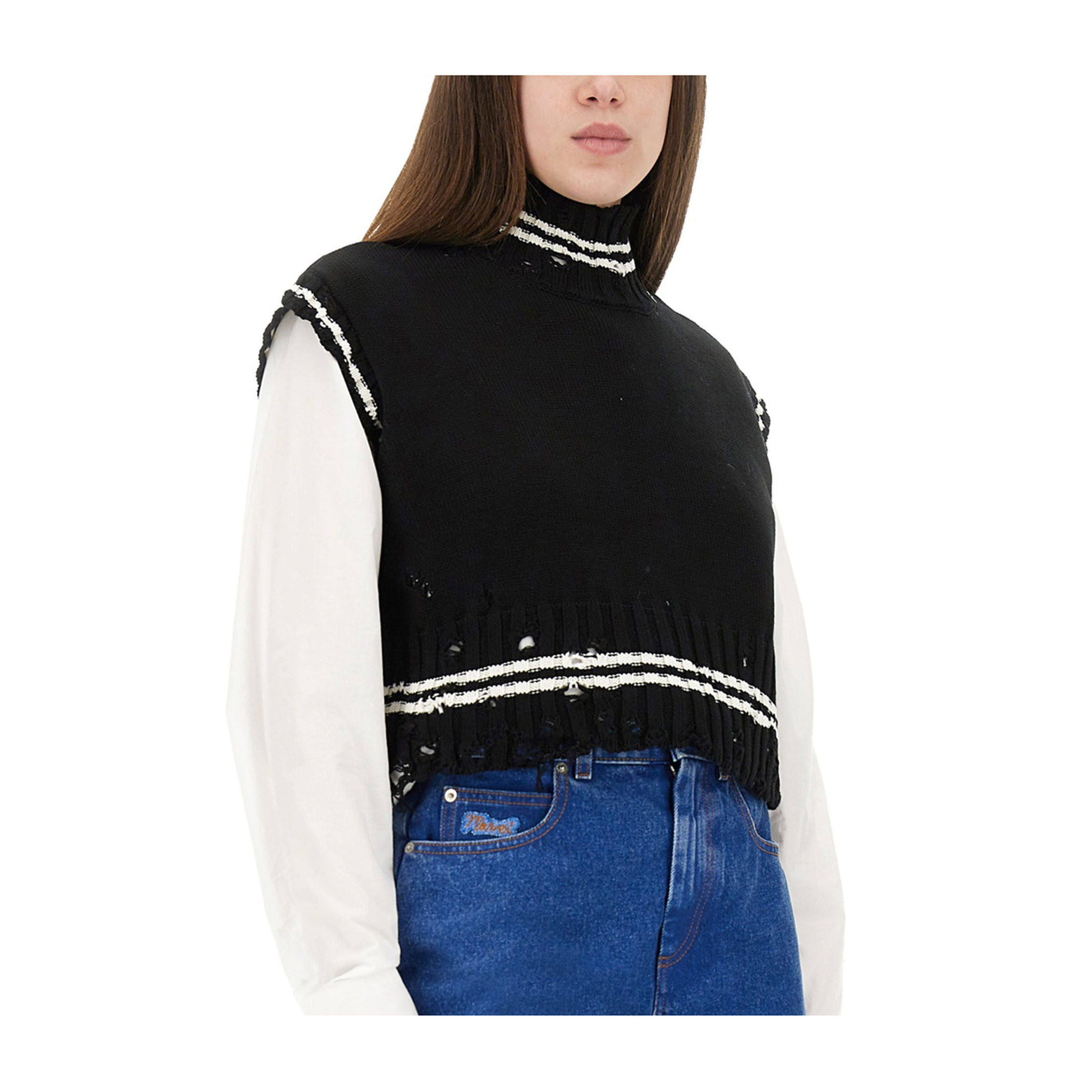 Short Cotton Vest - Image 4