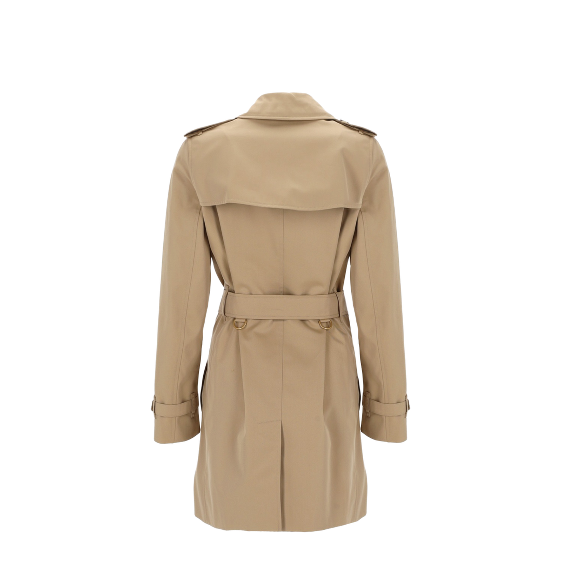 Beige Cotton Trench - Image 2