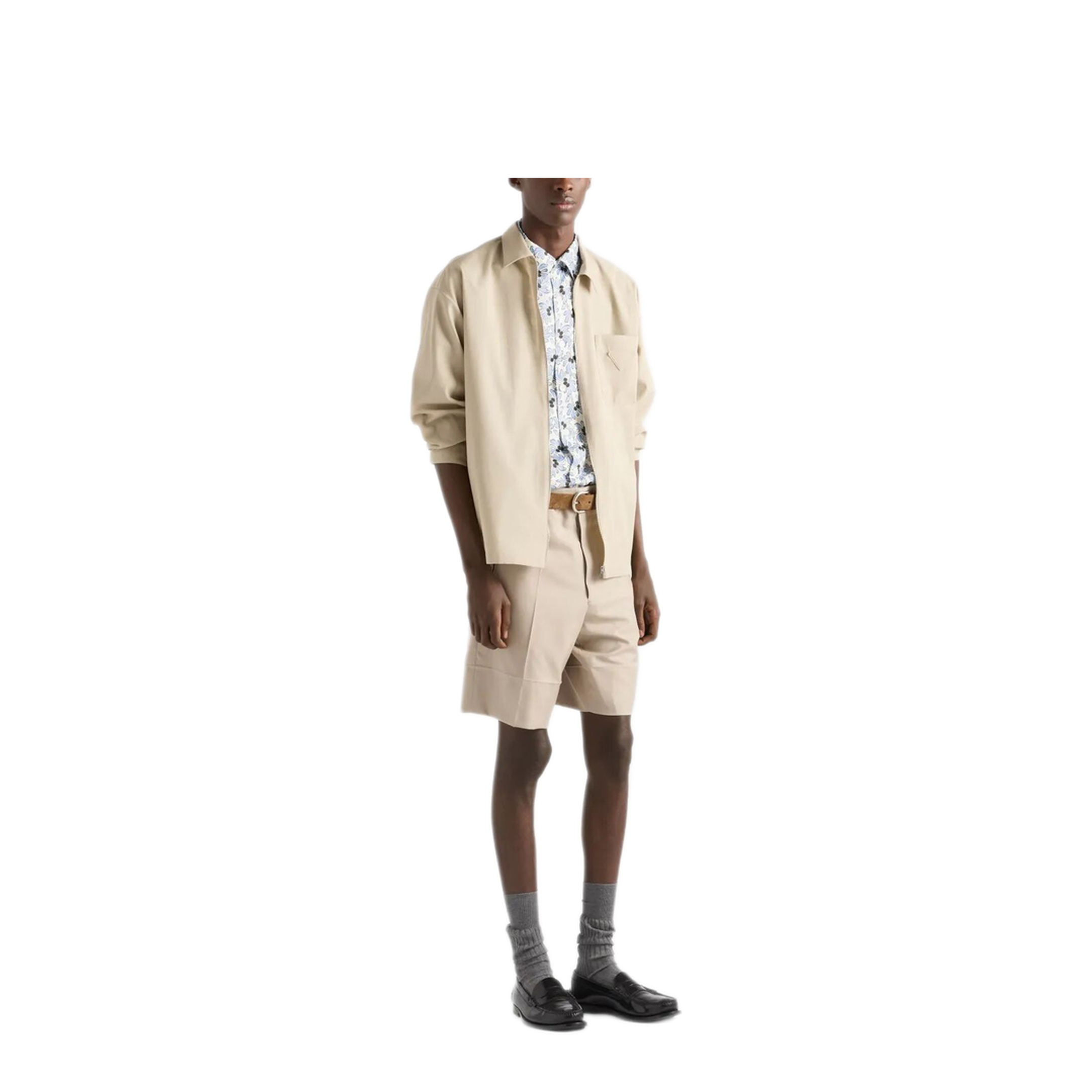 Freesia-Print Cotton Blend Bowling Shirt - Image 4