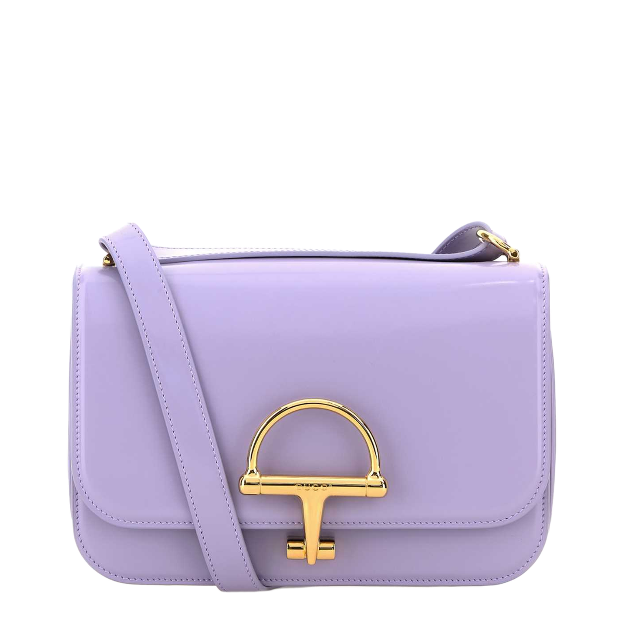Siena Small Leather Shoulder Bag - Lilac - Image 1