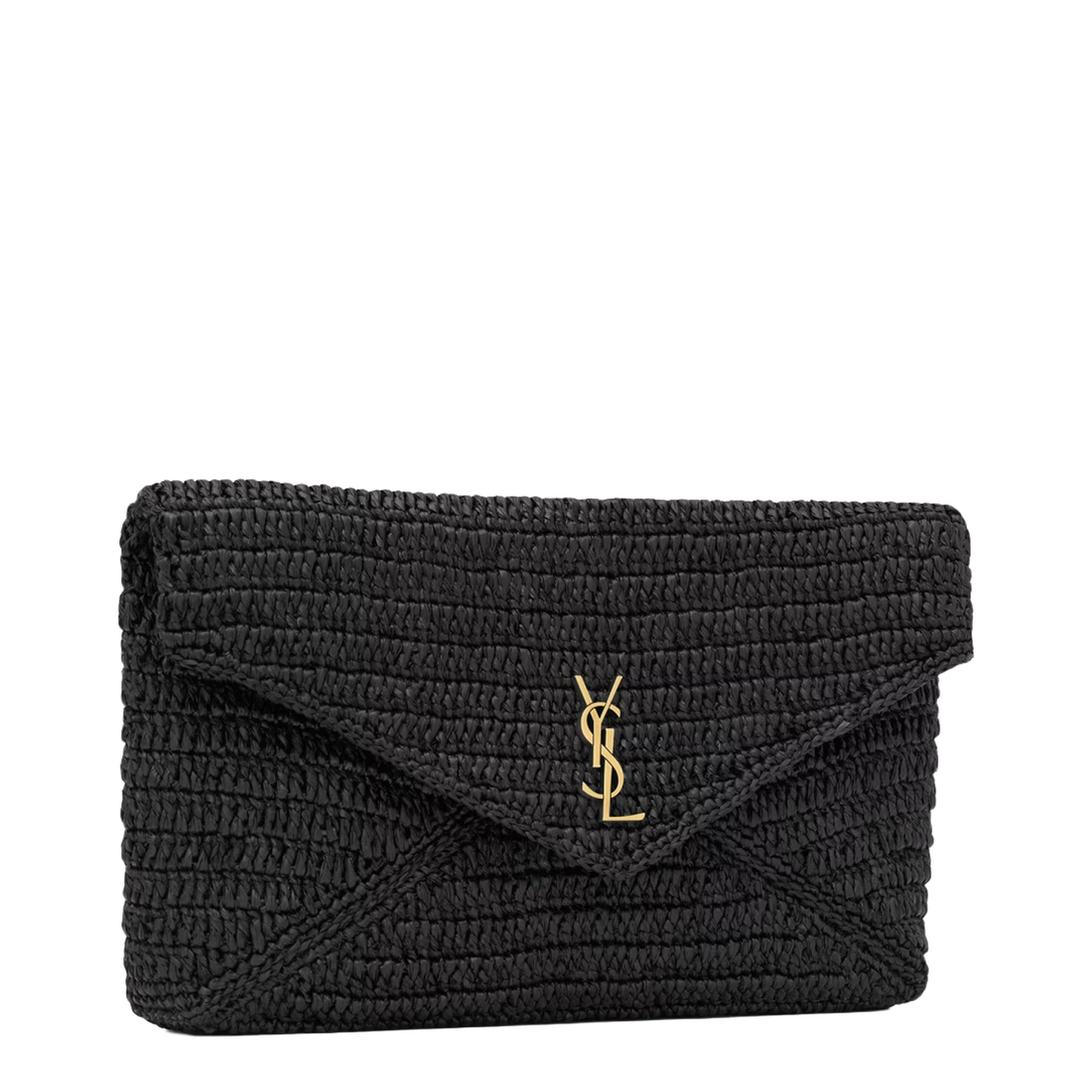 Large Envelope Pouch in Raffia - Image 4