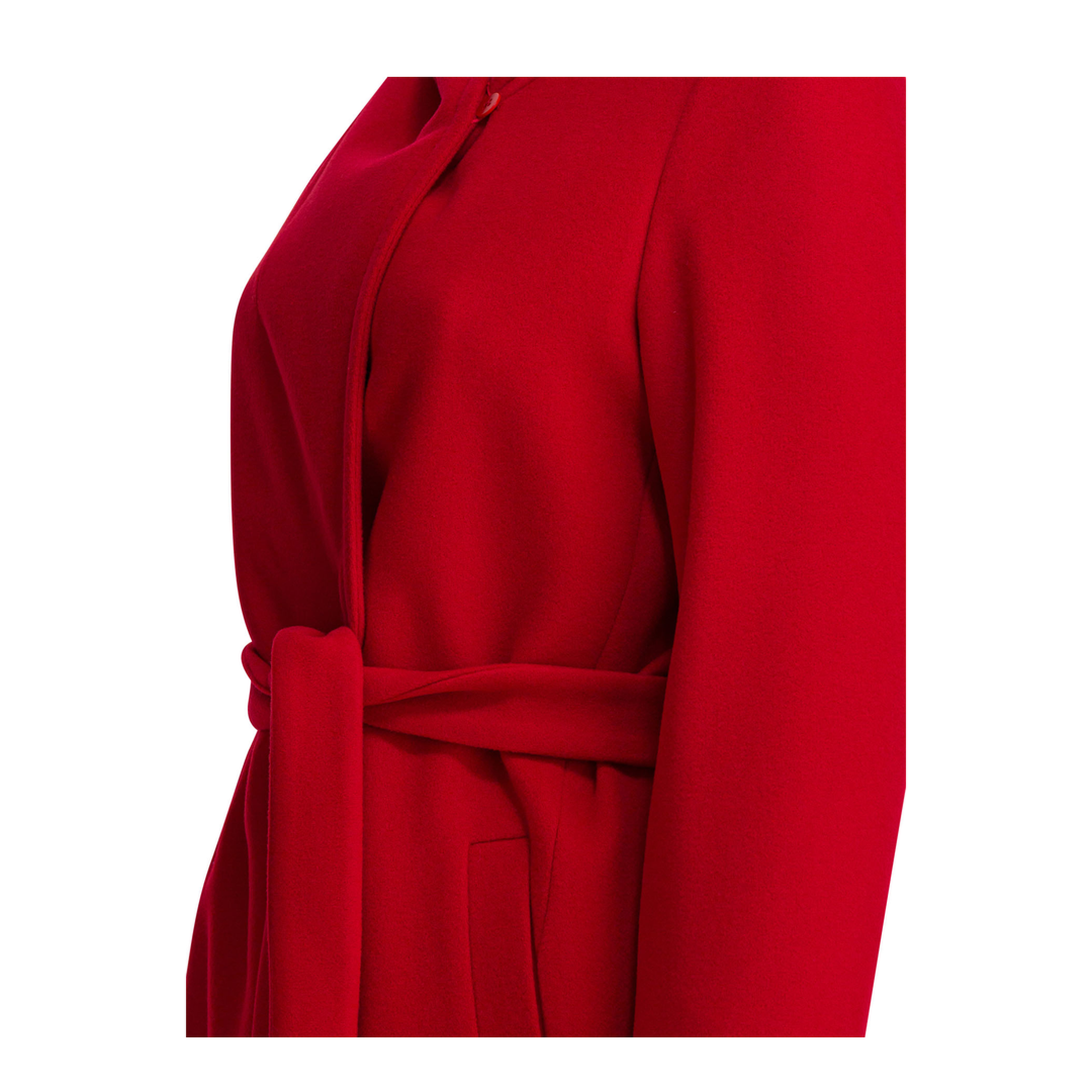 Virgin Wool Long Coat - Image 4