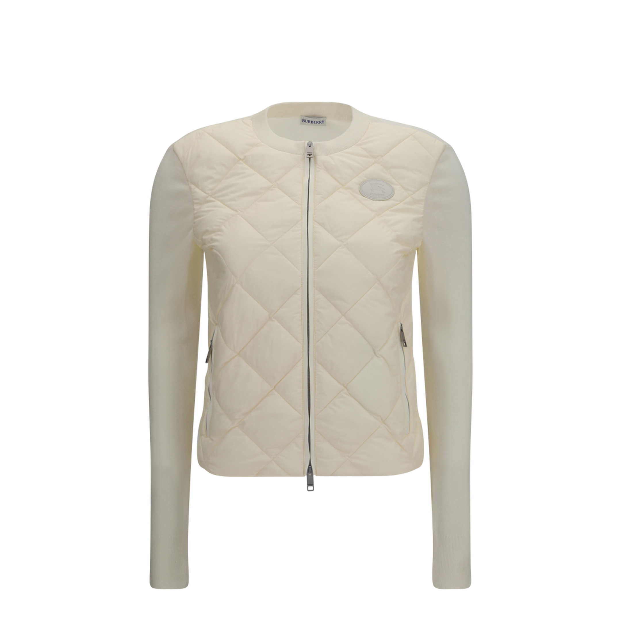 Quilted Knit Cardigan - Image 1