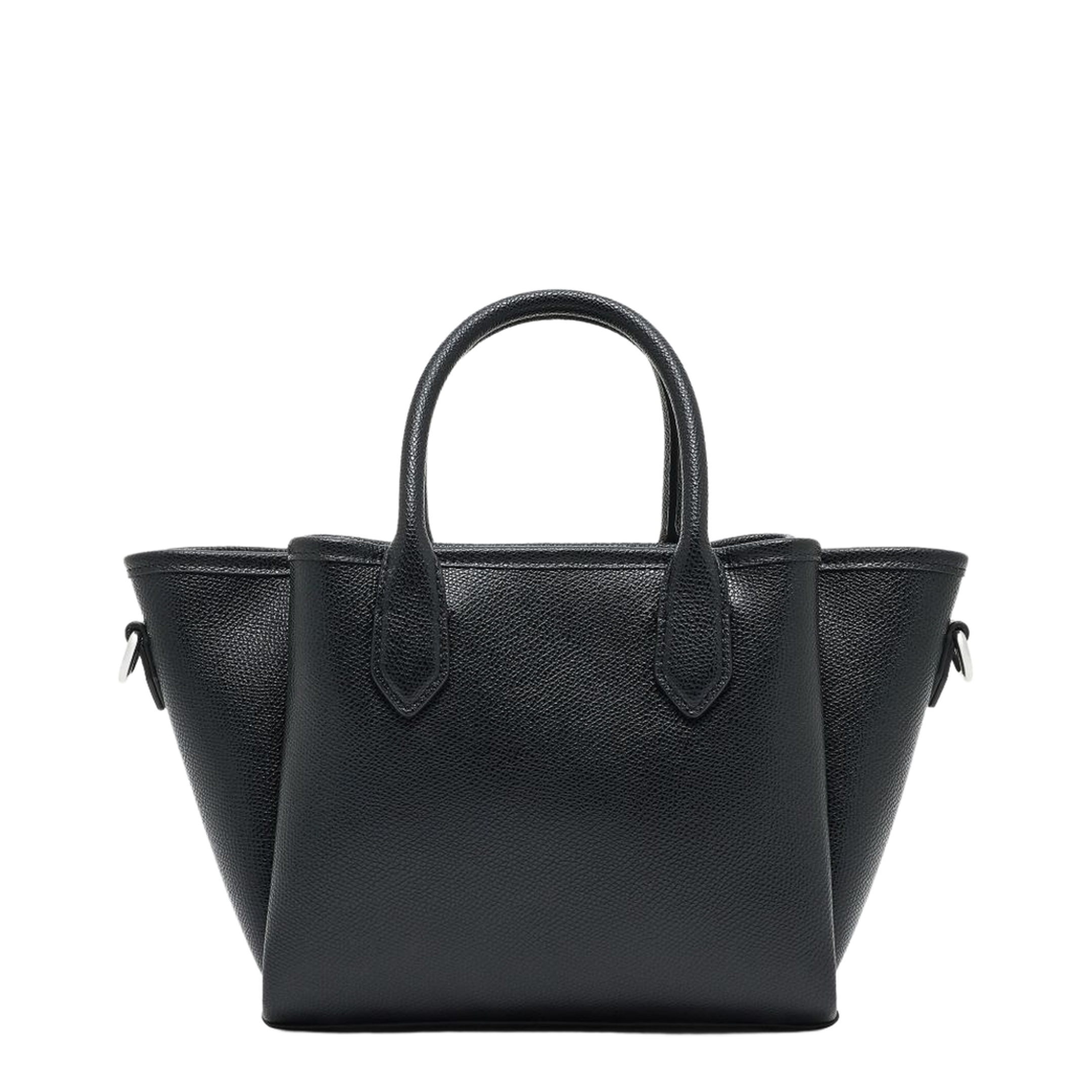 Odette Small Polyurethane Tote - Nero Taupe - Image 3