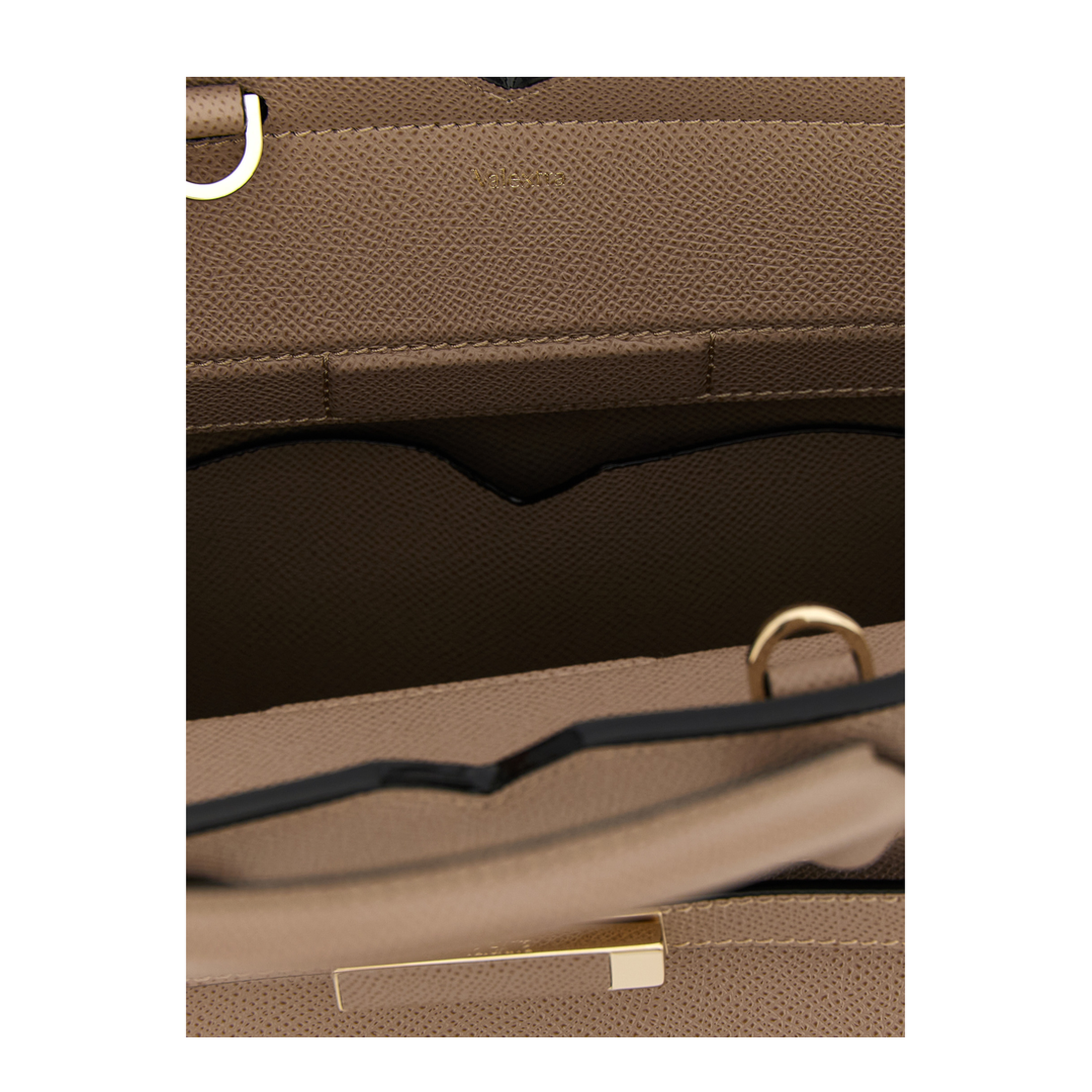 Milano Mini Calfskin Top-Handle Bag - Sahara Brown - Image 4