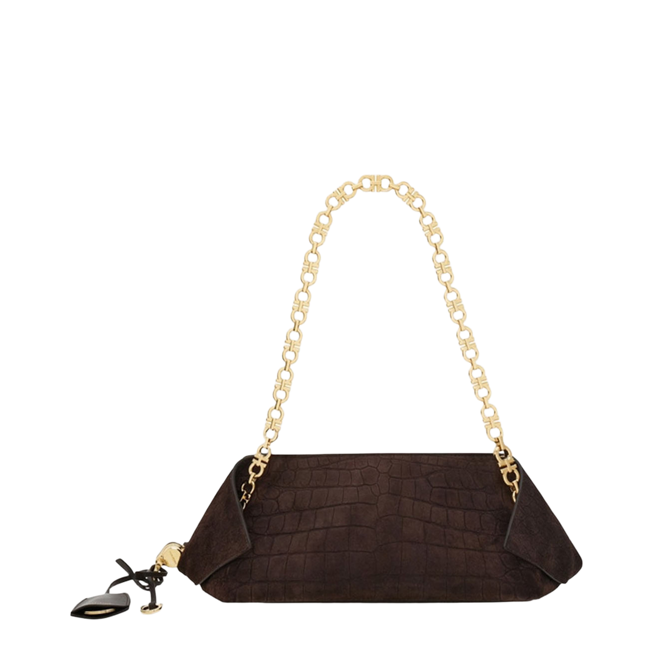 Chain Folded Small Shoulder Bag - Testa di Moro - Image 1