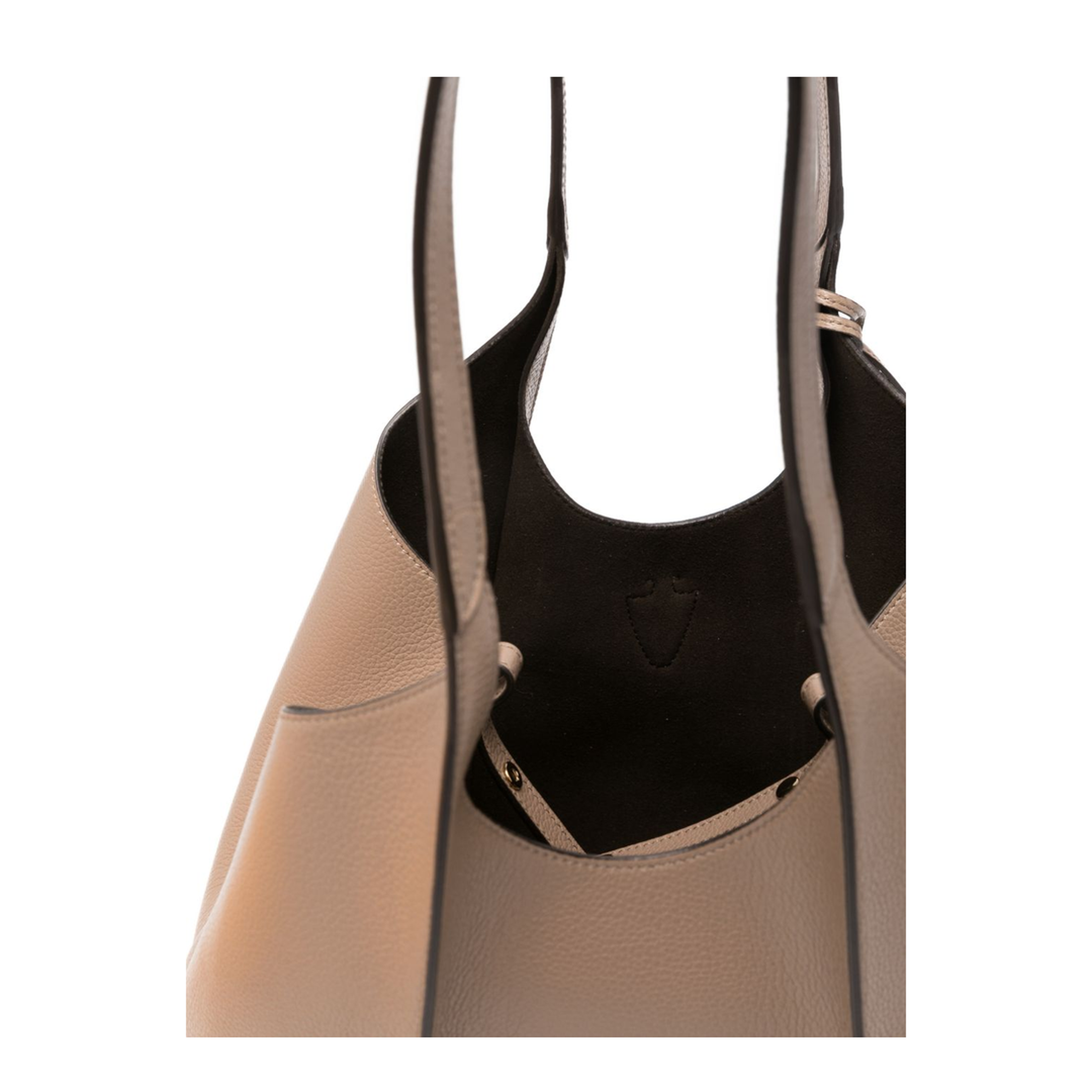 T Timeless Small Calf Leather Shopping Bag - Creta - Image 3