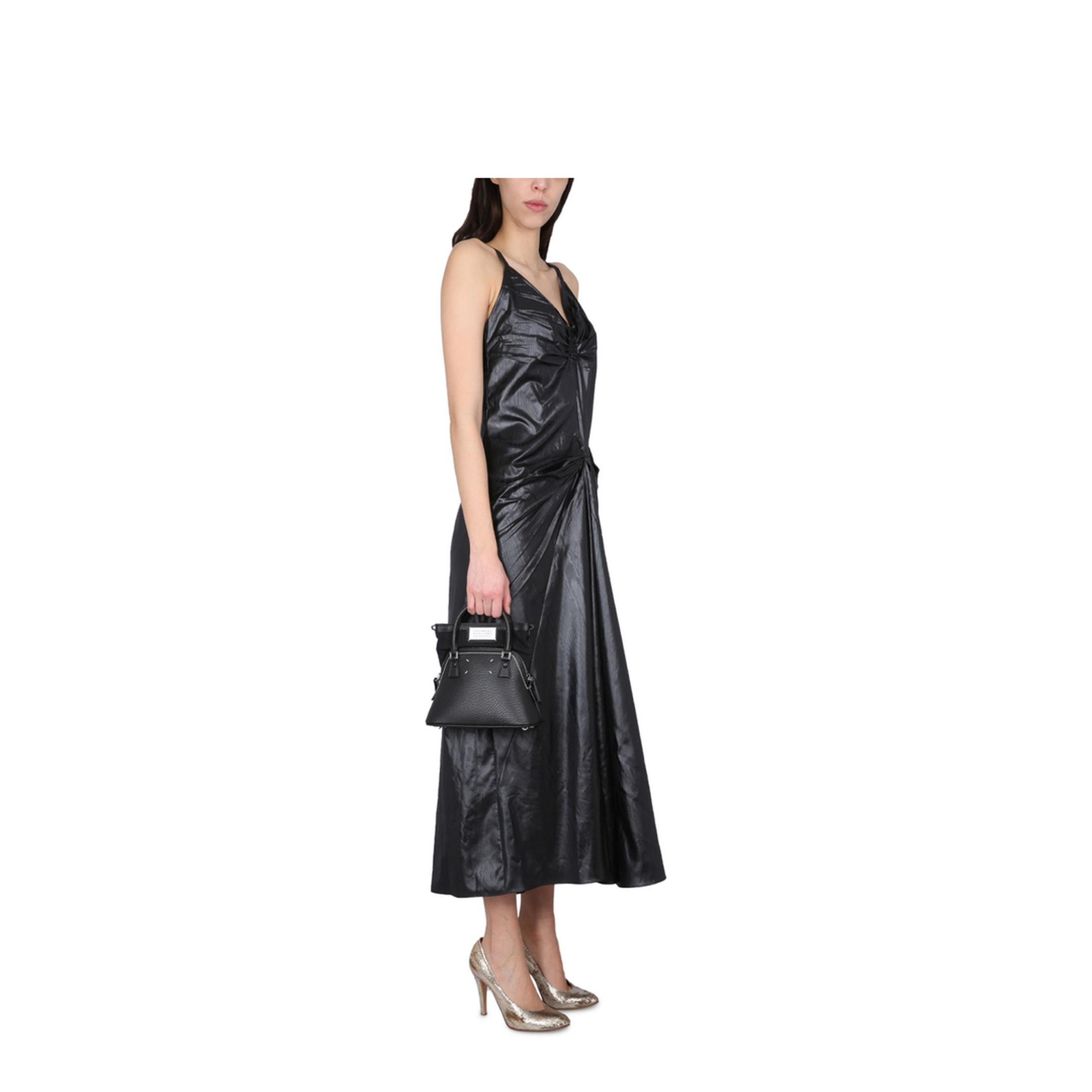Moire Polyester Dress - Image 2
