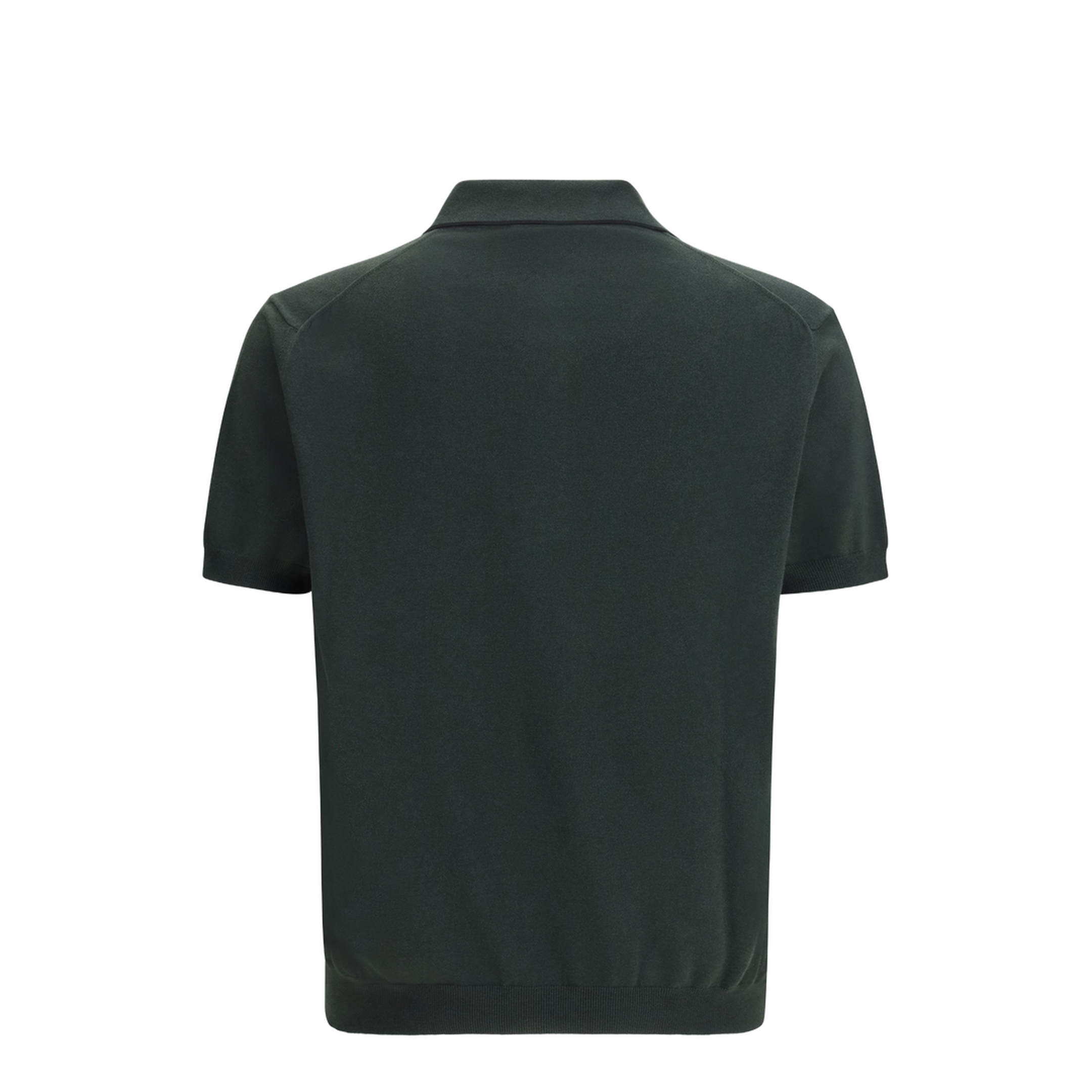 Cotton And Silk Blend Polo Shirt - Image 2