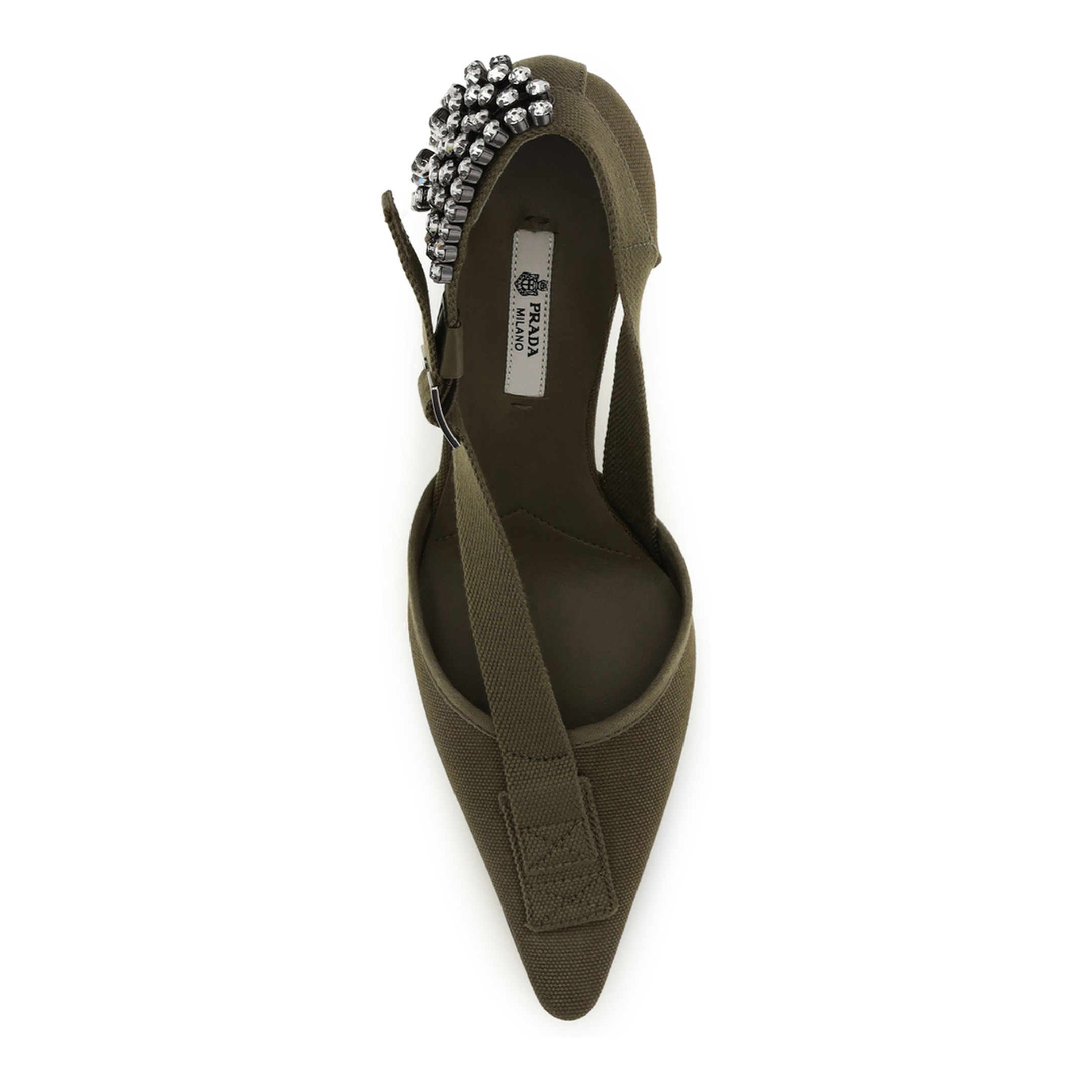 Canvas Pumps with Crystals - Image 4
