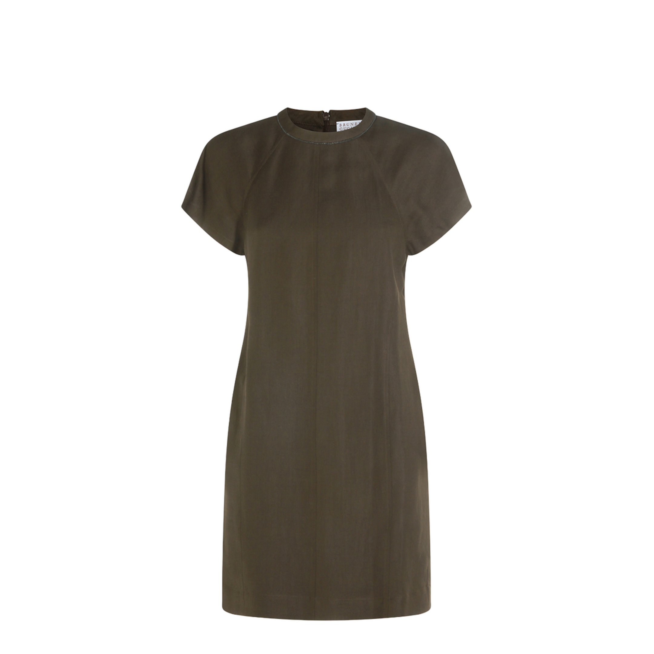 Brown Viscose Blend Dress - Image 1