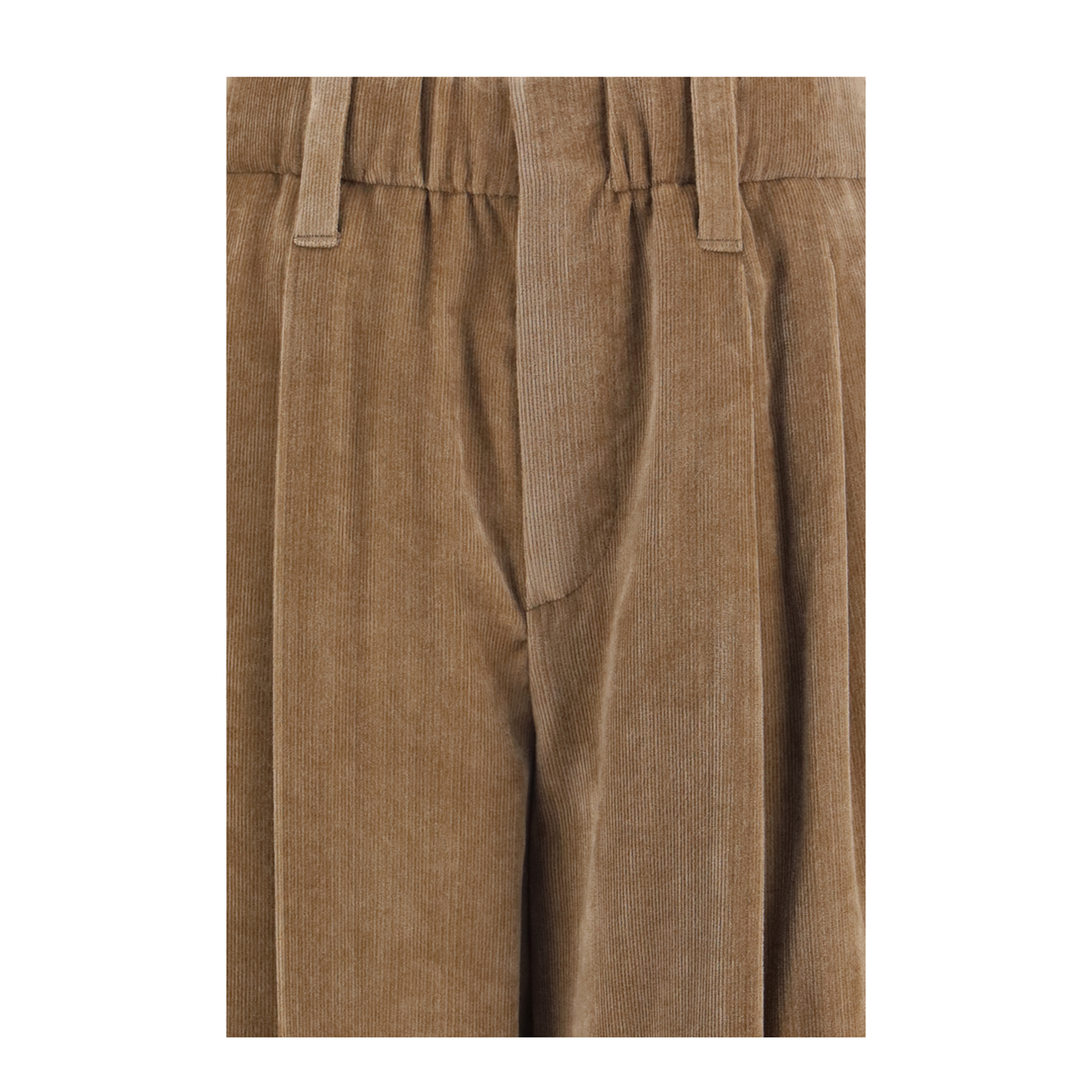 Elasticated Viscose and Cashmere Pants - Image 3