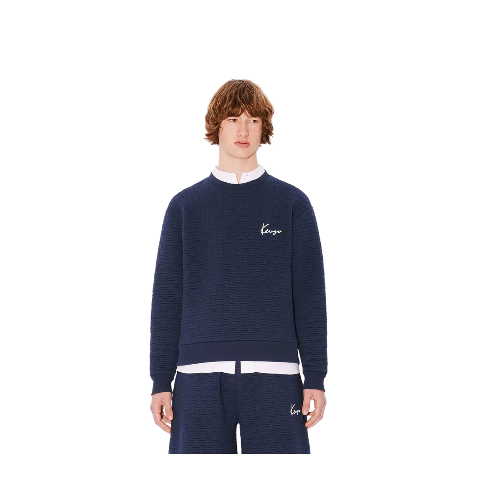 Embroidered Logo Long Sleeve Sweater - Image 2