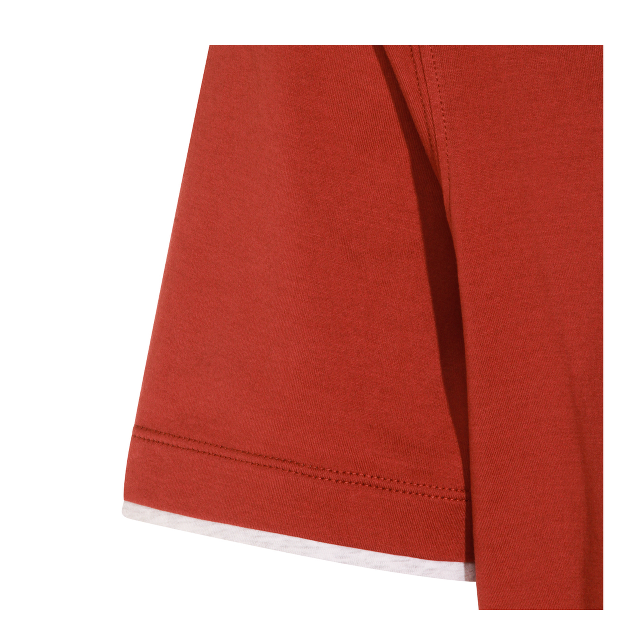 Men's Cotton T-Shirt Red - Image 5