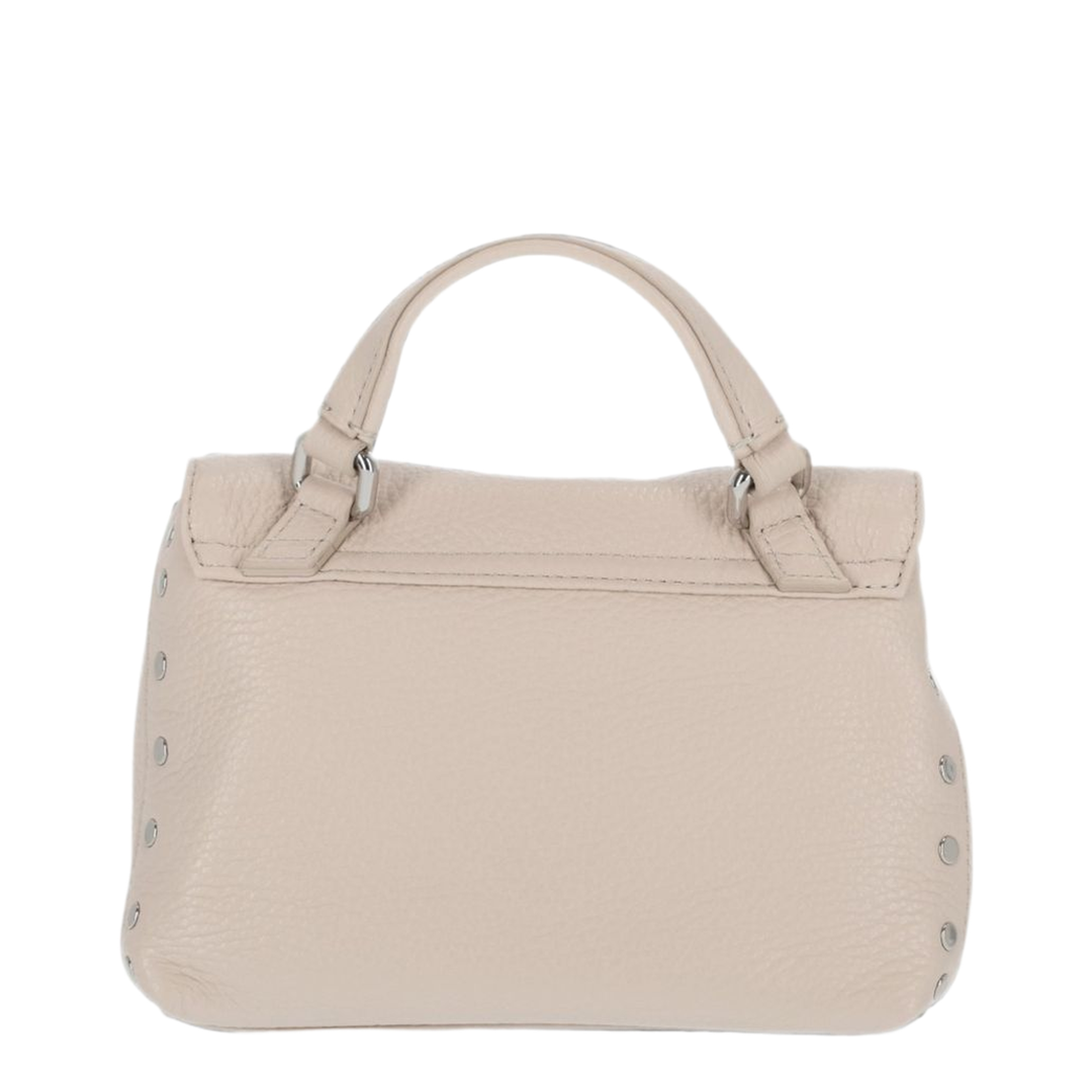 Postina Baby Cowhide Handbag - White Carnaroli - Image 4