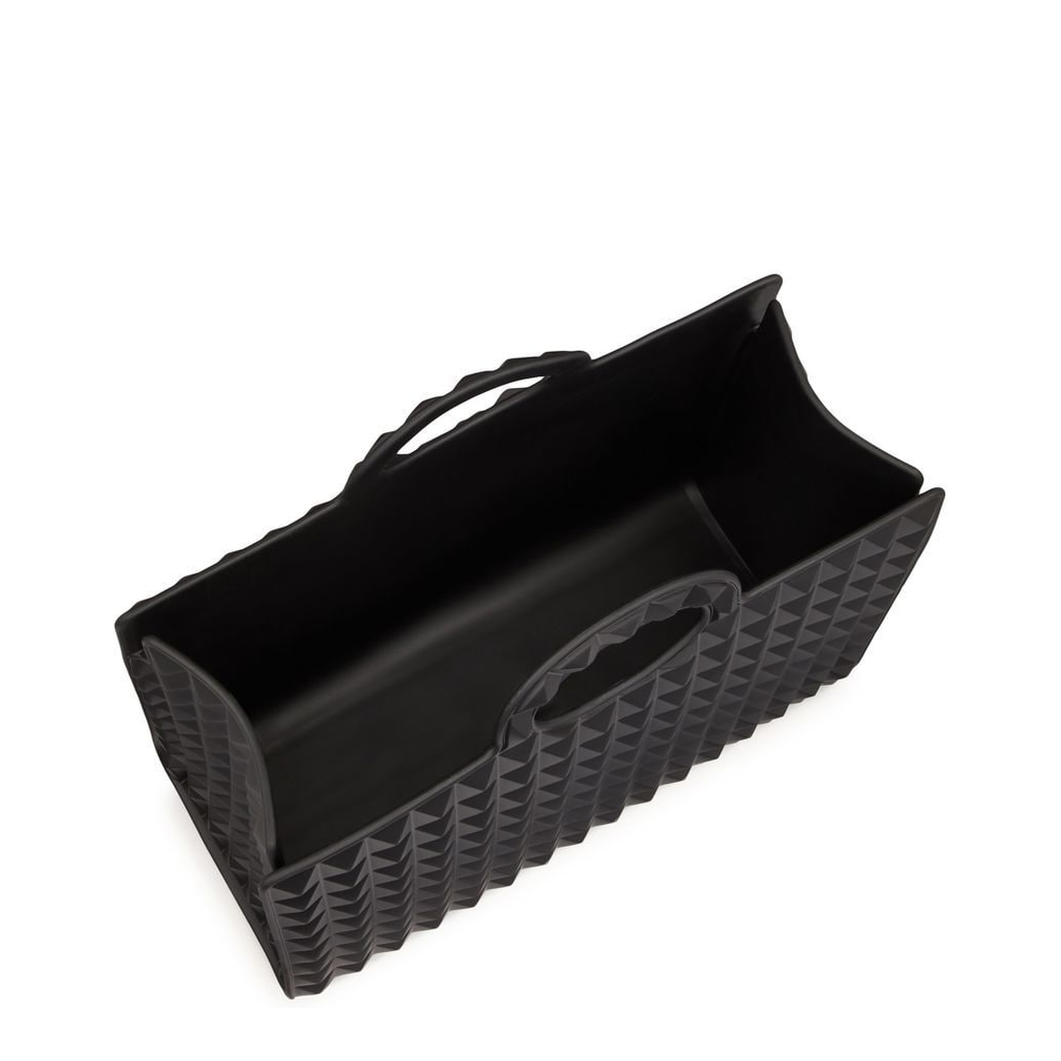 Black Rubber Le Troisième Shopping Bag - Image 5