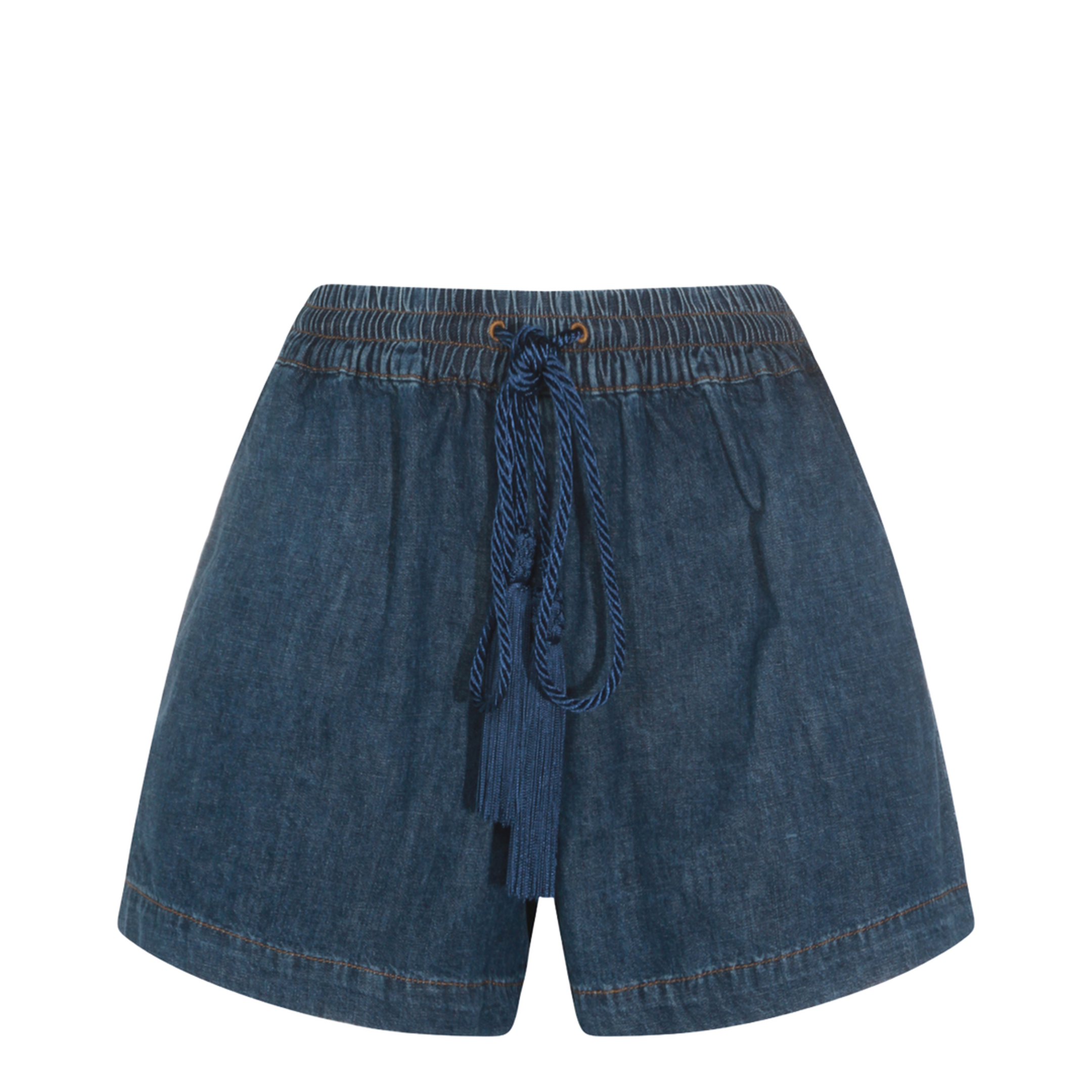 Women's Short Denim Blue - Image 4