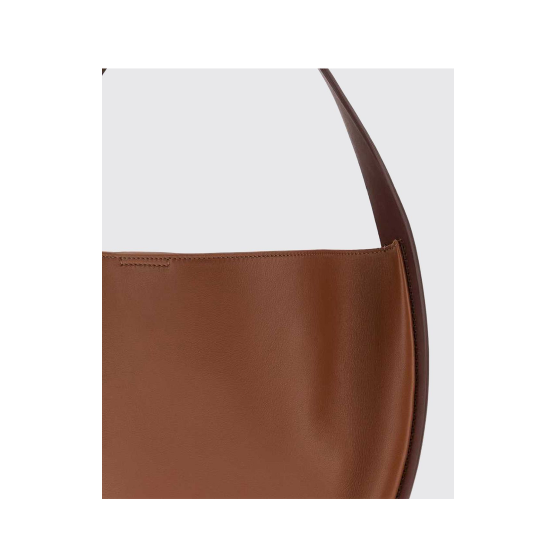 Pivot Ovine Leather Hobo Bag - Caramel - Image 3