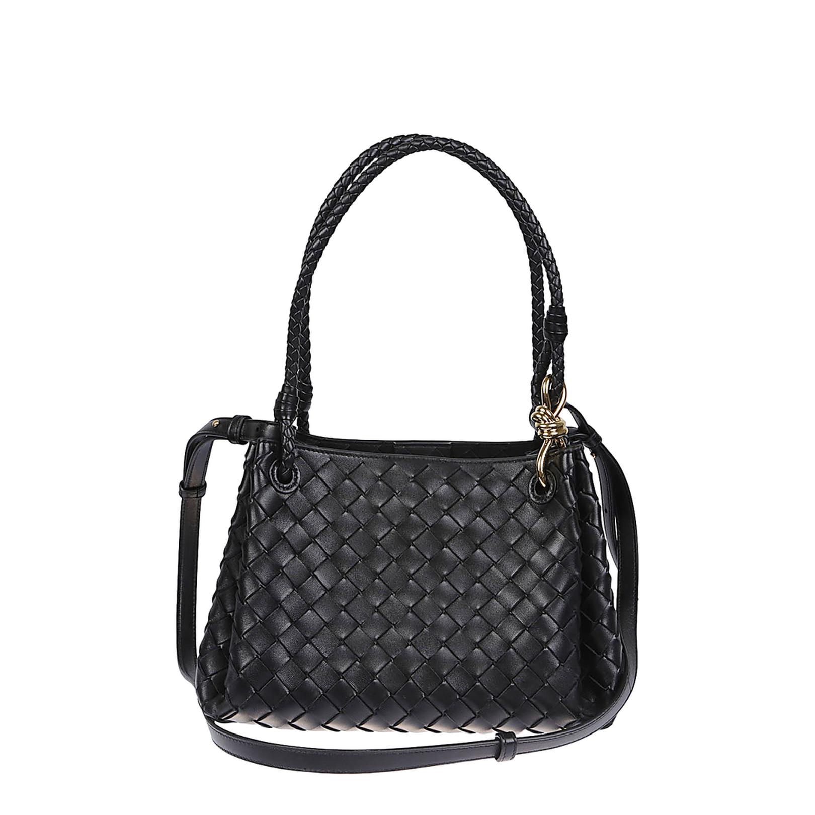 Parachute Medium Leather Tote Bags - Black - Image 2