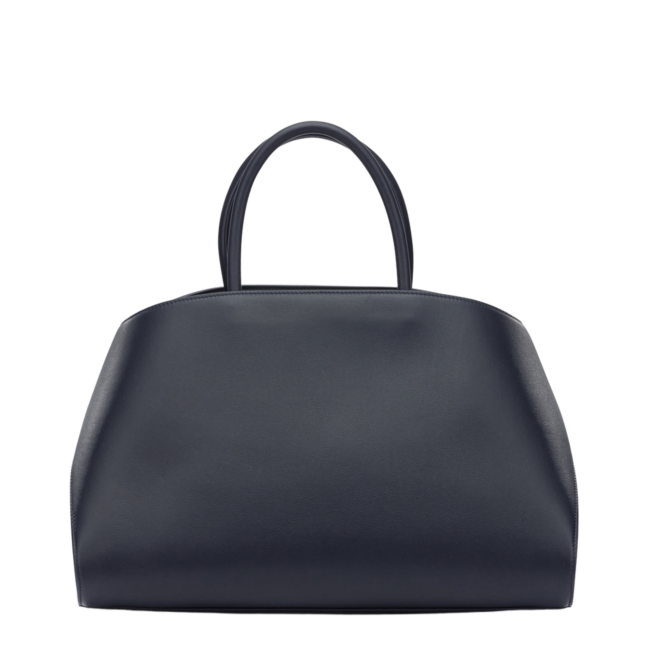 Hug Medium Calfskin Tote Bag - Navy - Image 3