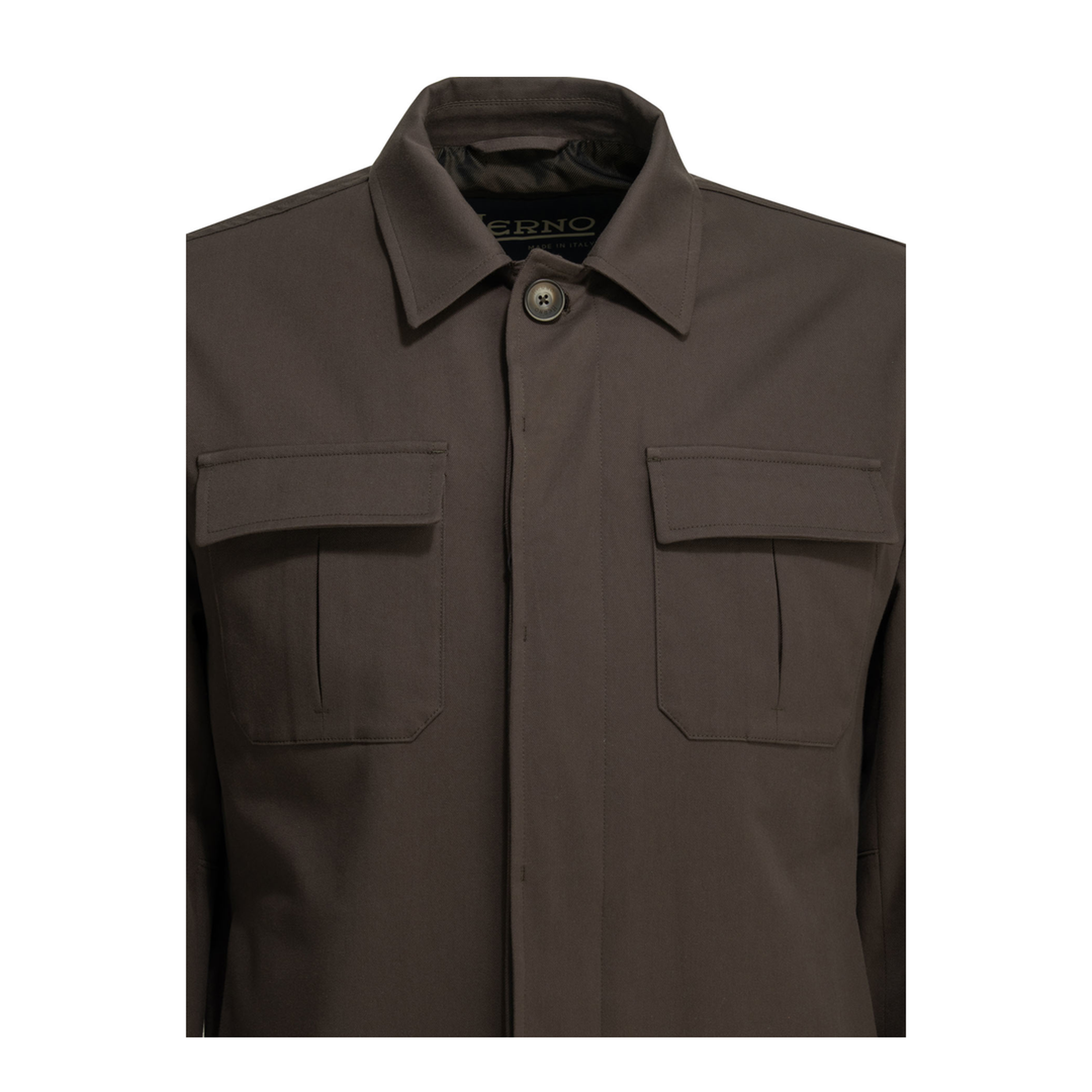 Cotton Overshirt Jacket - Image 3