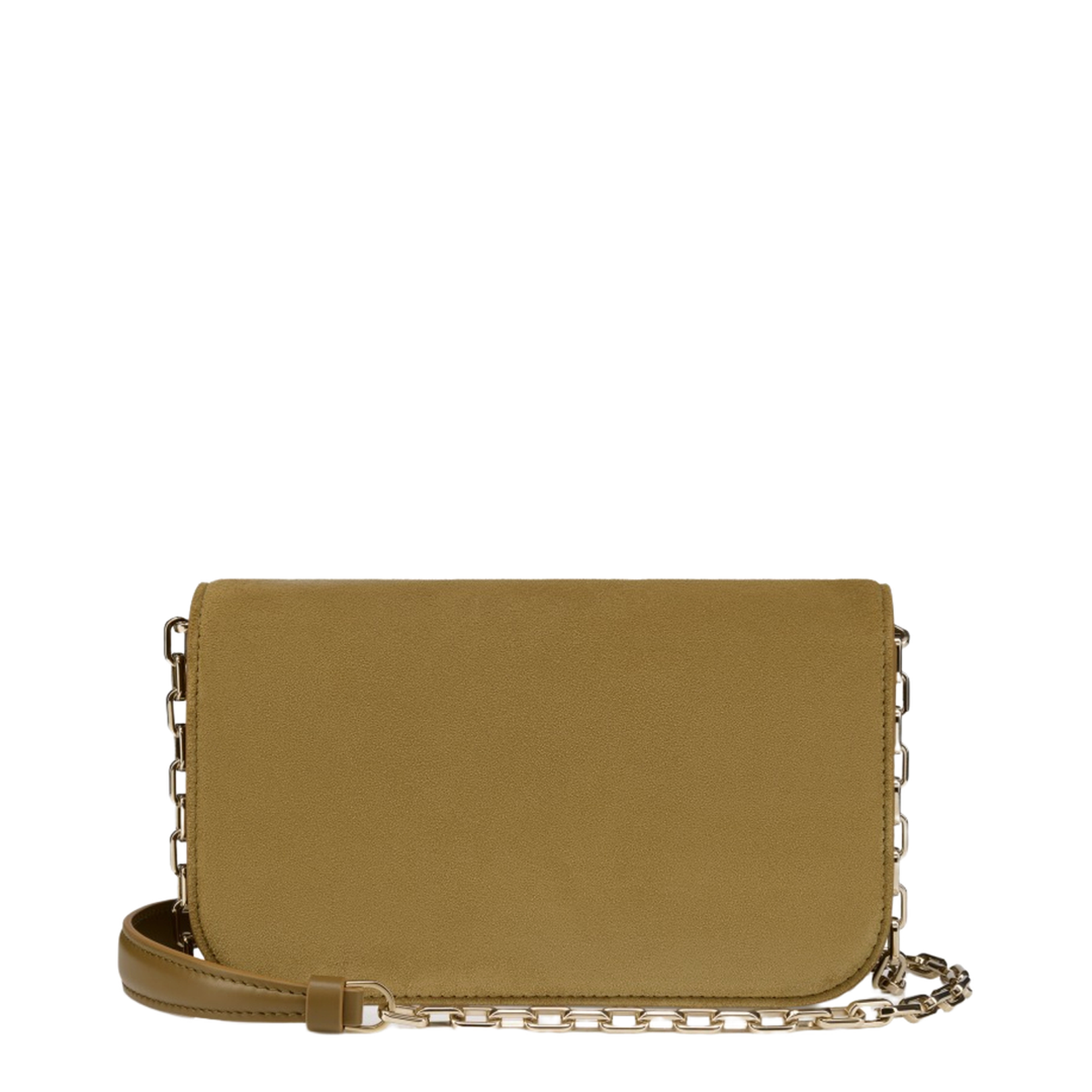 Paloma Reversed Clutch Leather Bronzo - Image 1