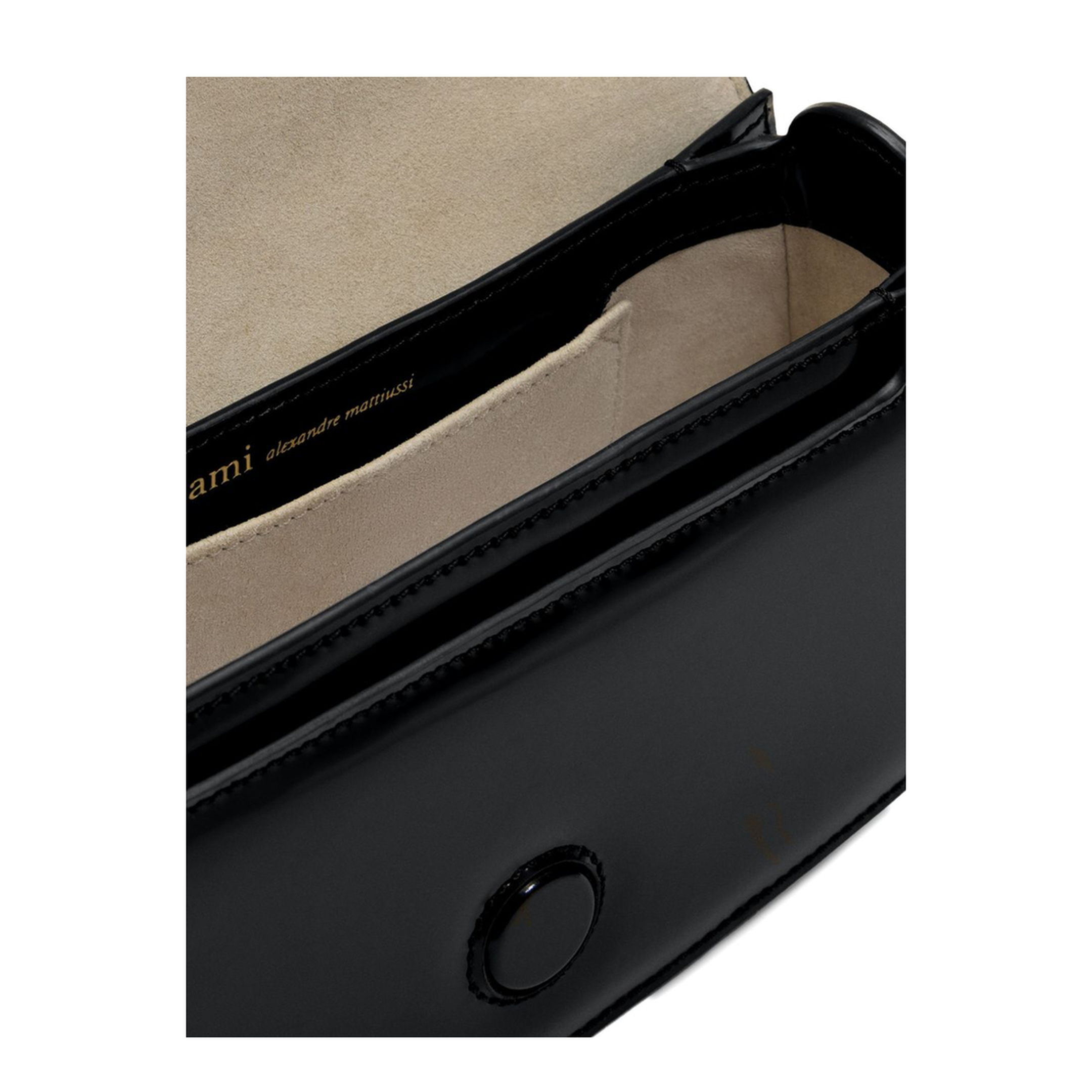 Paris Paris Cow Leather Shoulder Bag - Black - Image 4