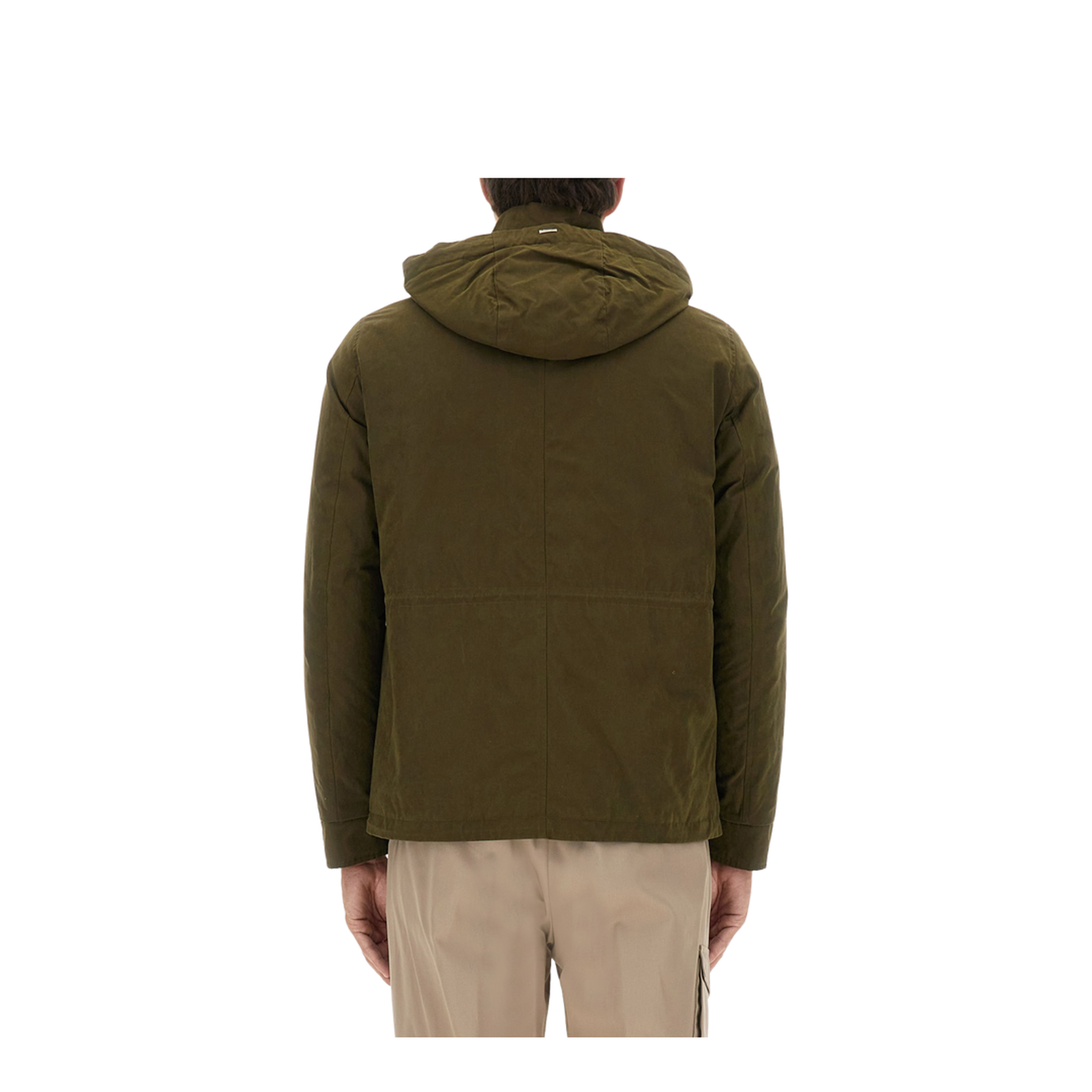 Waxed Cotton Short Parka - Image 3