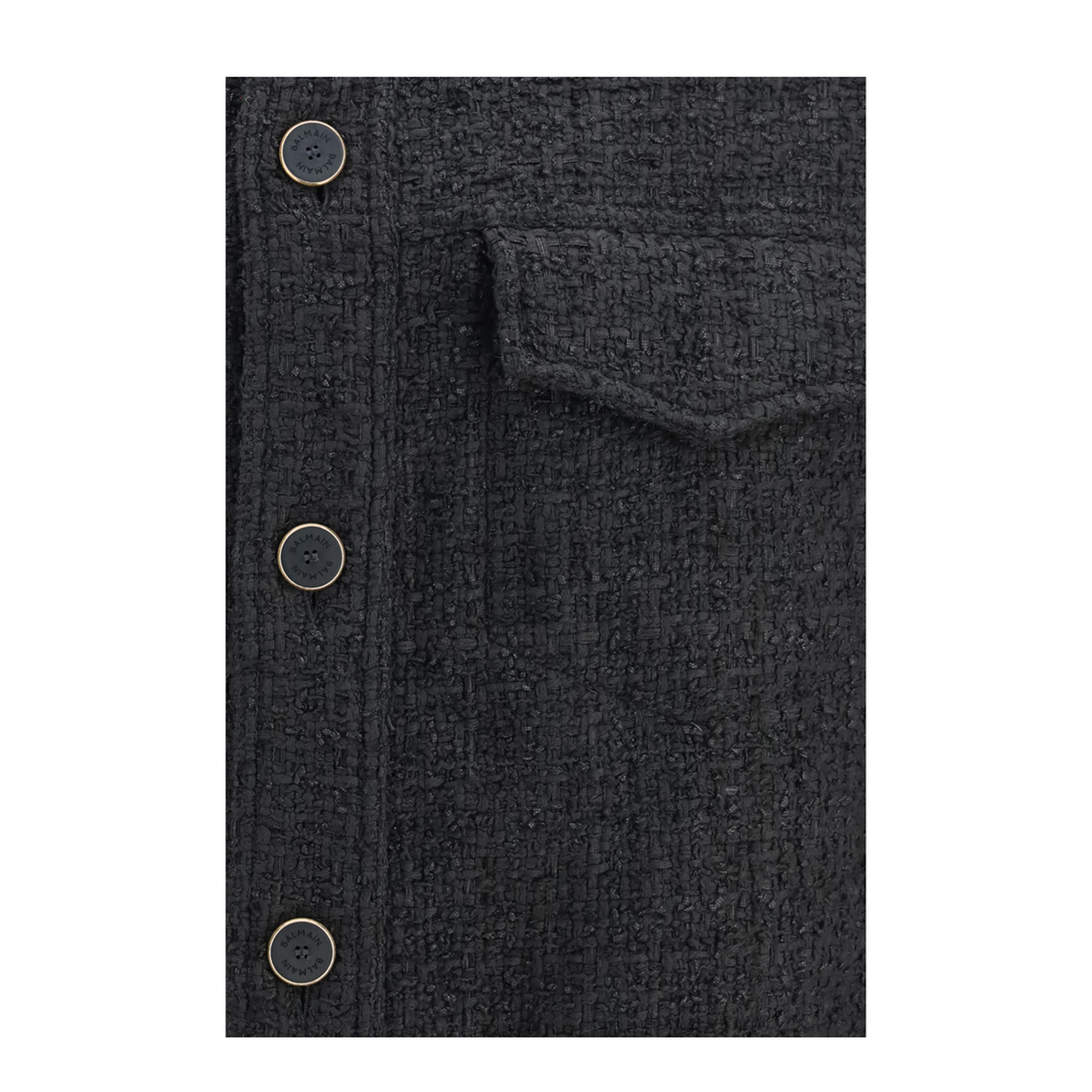 Tweed Buttoned Jacket - Image 3