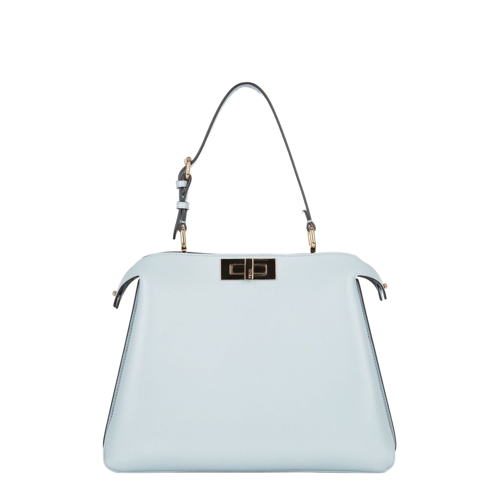 Peekaboo Soft Medium Cuoio Romano Leather Blue - Image 1